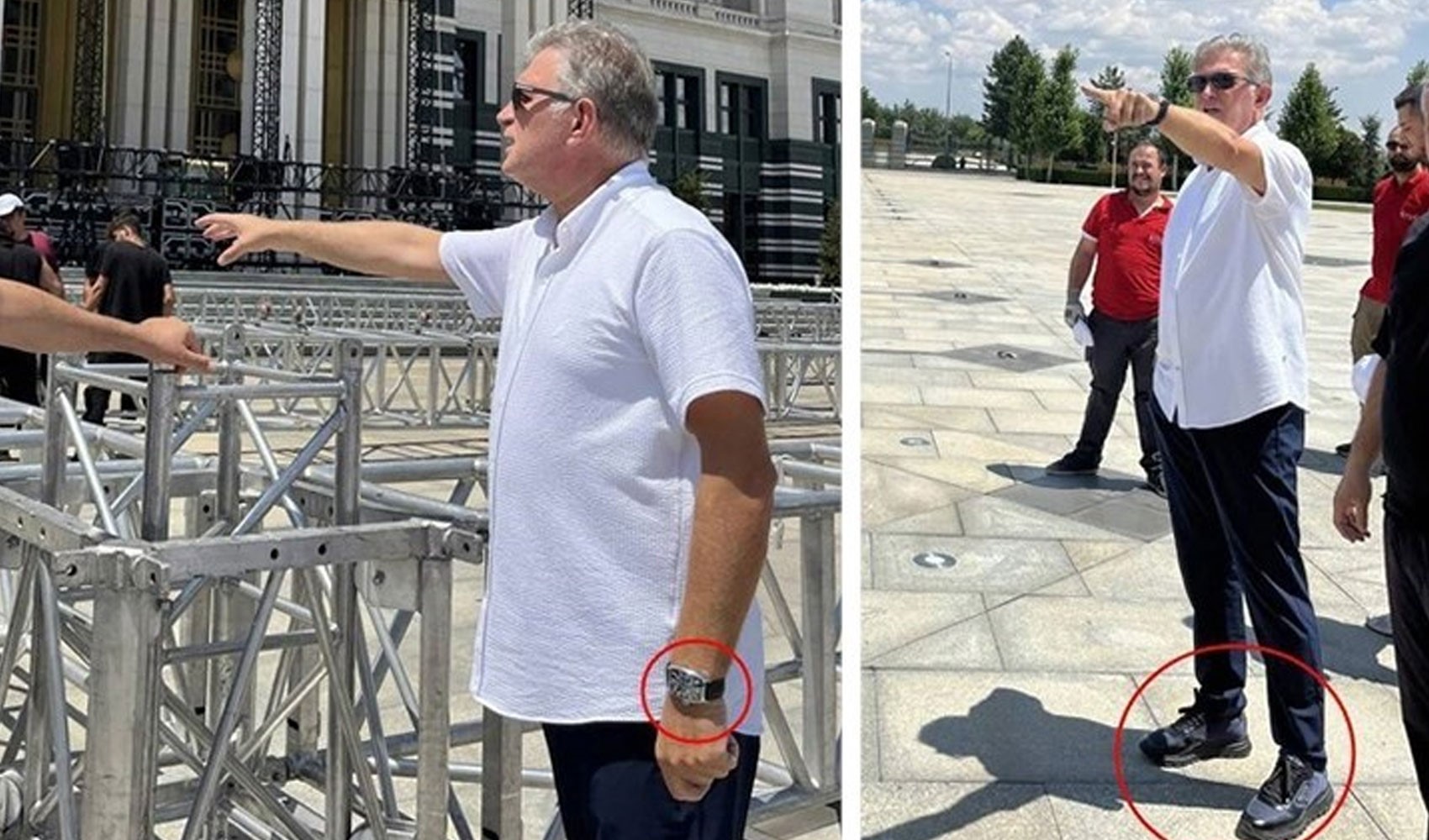 Erdoğan'ın danışmanı milyonluk saatinin göründüğü fotoğrafını sildi