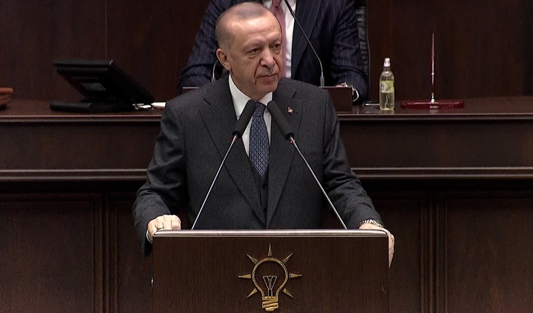 Cumhurbaşkanı Erdoğan partisinin grup toplantısında konuştu: 'Kimse bize merhamet dersi vermesin'