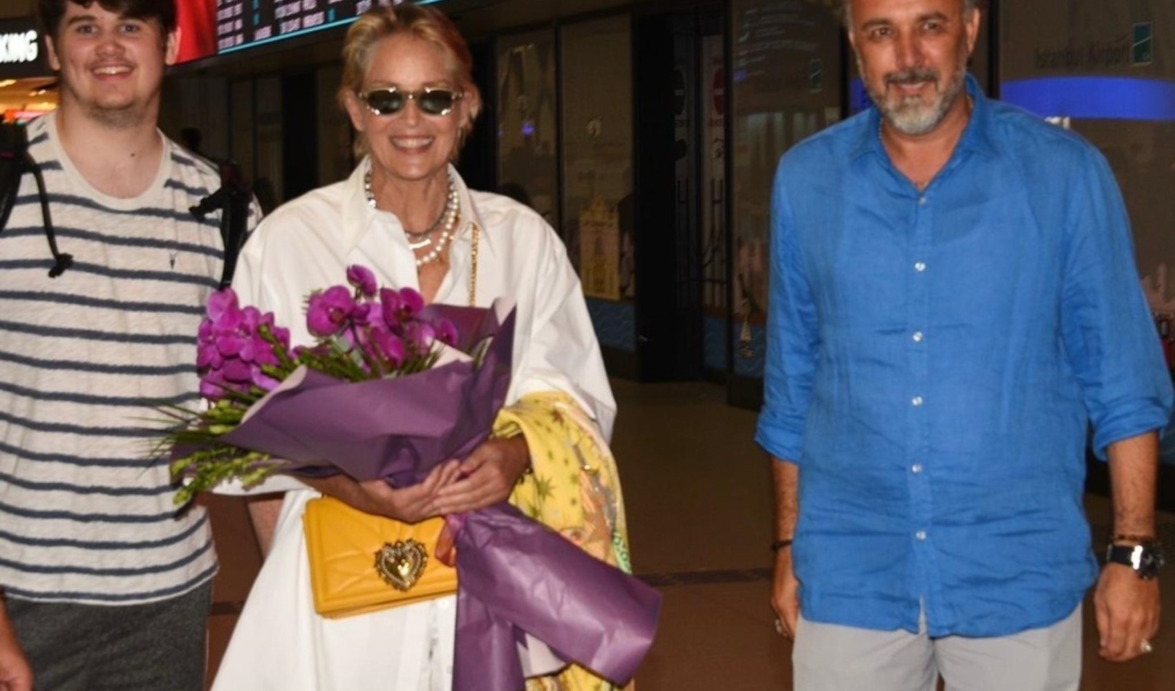 Hollywood'un efsane yıldızı Sharon Stone Türkiye'de