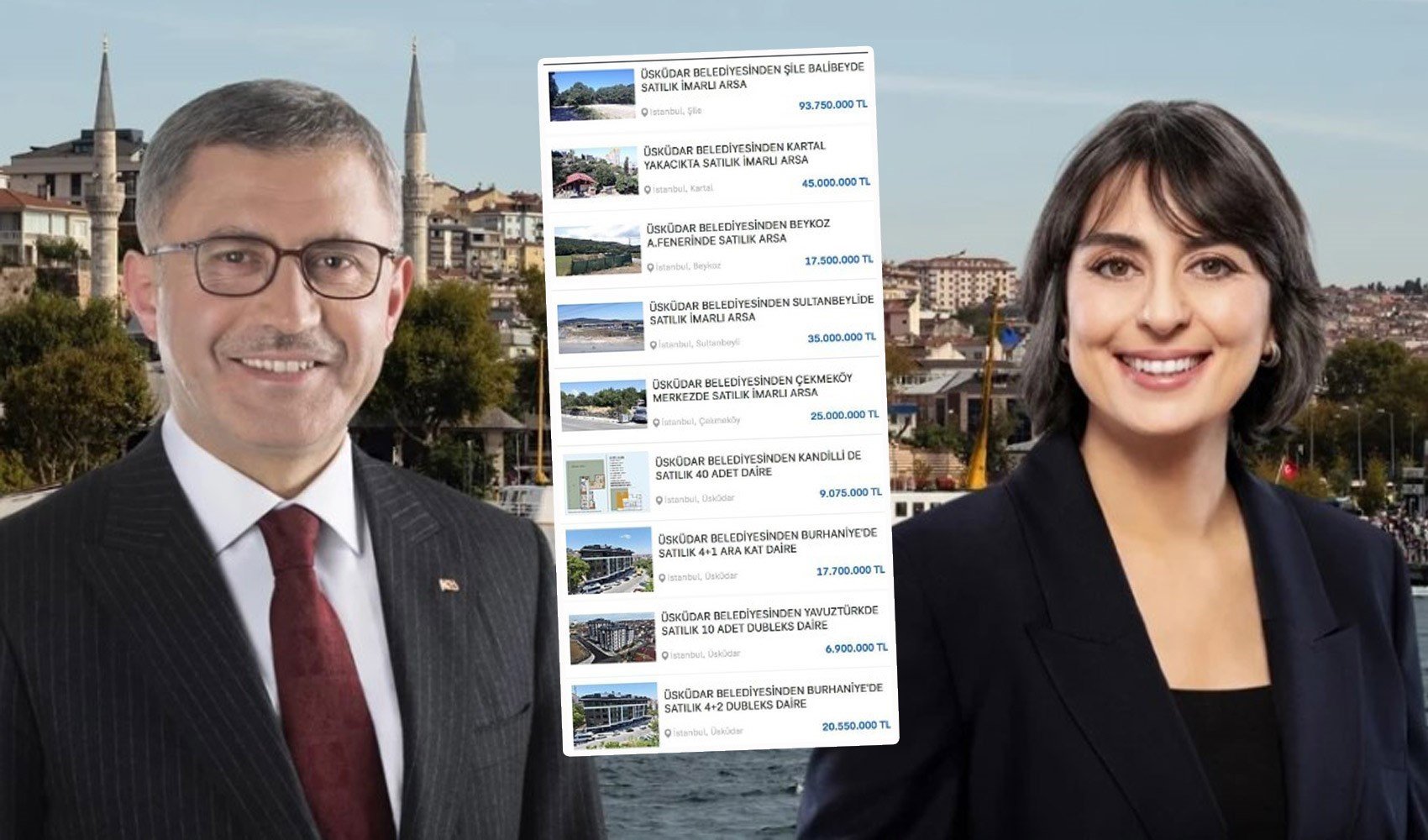 Üsküdar eski Belediye Başkanı Türkmen, 'yeni yönetim belediye gayrimenkullerini satıyor' demişti. CHP'li belediyeden açıklama geldi