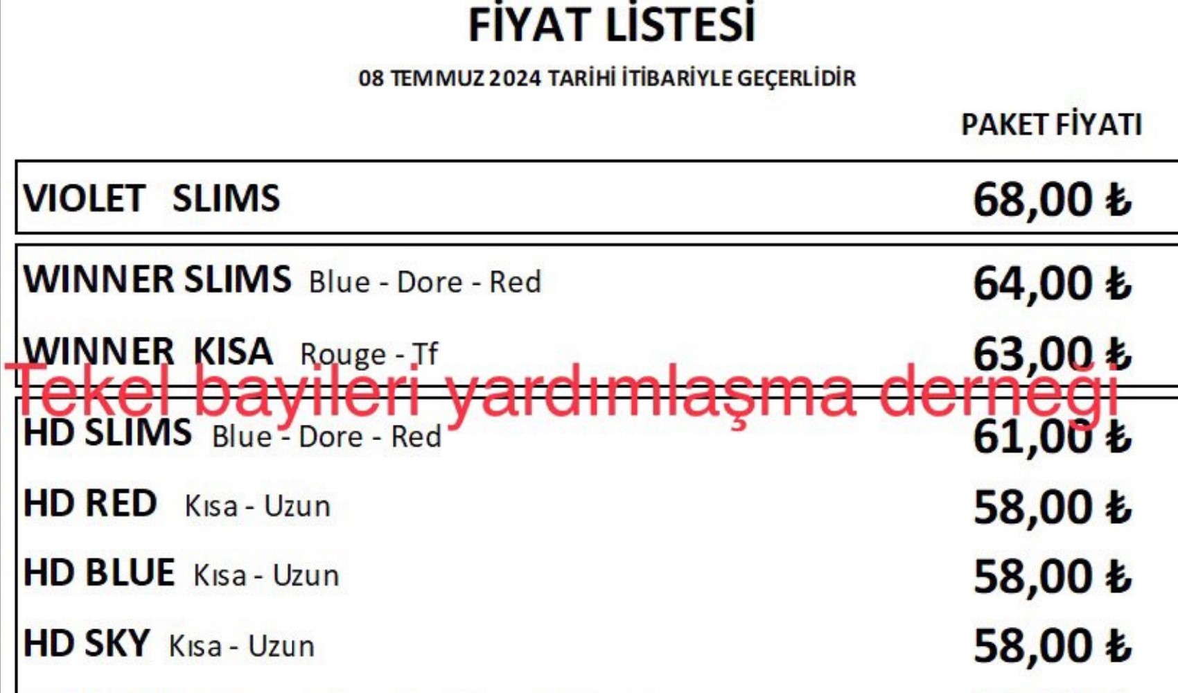Bir sigara grubuna daha zam geldi