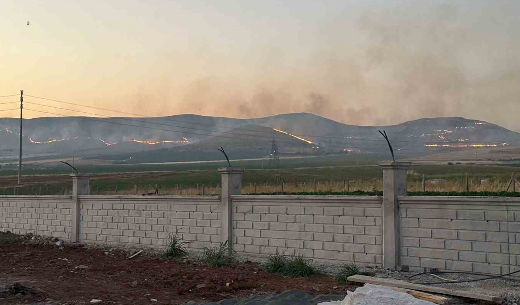 Incendio allarmante vicino a Göbeklitepe