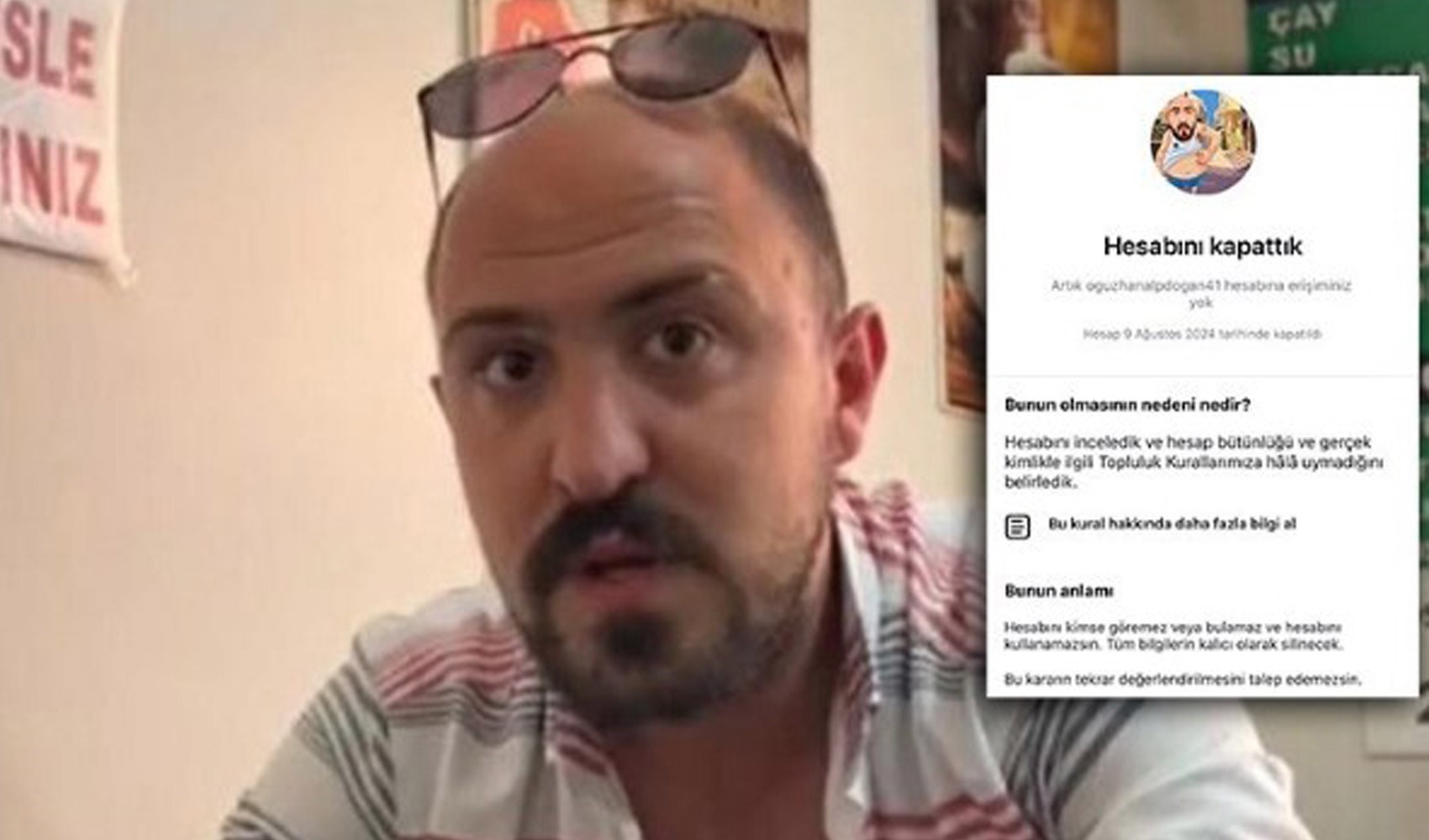 Instagram, Oğuzhan Alpdoğan'ın hesabını kapattı