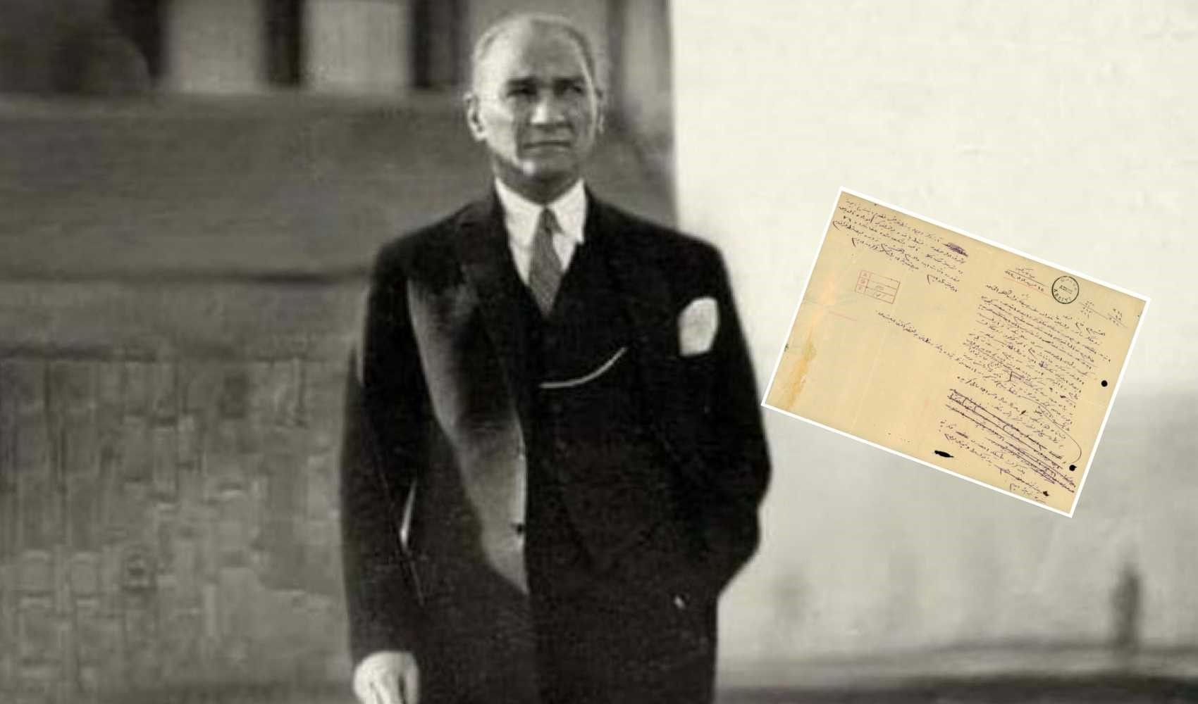 Mustafa Kemal Atatürk'ün süt kardeşine yazdığı mektup ortaya çıktı: 'Hemşirem hanımefendi'
