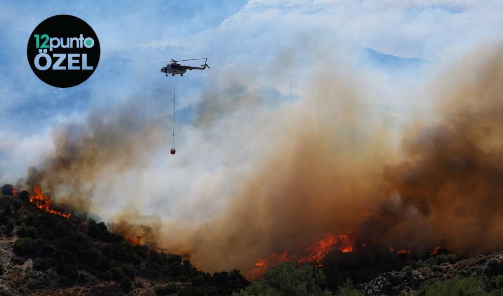 Yangın şehre ulaştı, iki helikopter yetmedi, başkan 12punto’ya anlattı... İzmir alevlere terk edilmiş