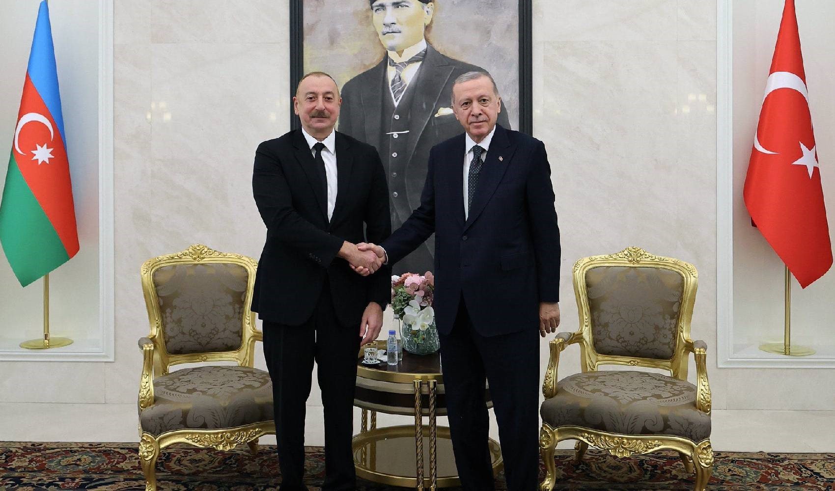 Erdoğan, Aliyev'le görüştü: Bir yangın söndürme uçağı gelecek