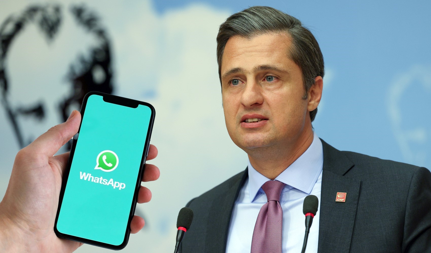 CHP Sözcüsü Deniz Yücel, WhatsApp hesabının çalındığını açıkladı: Profil fotoğrafını Erdoğan yapmışlar