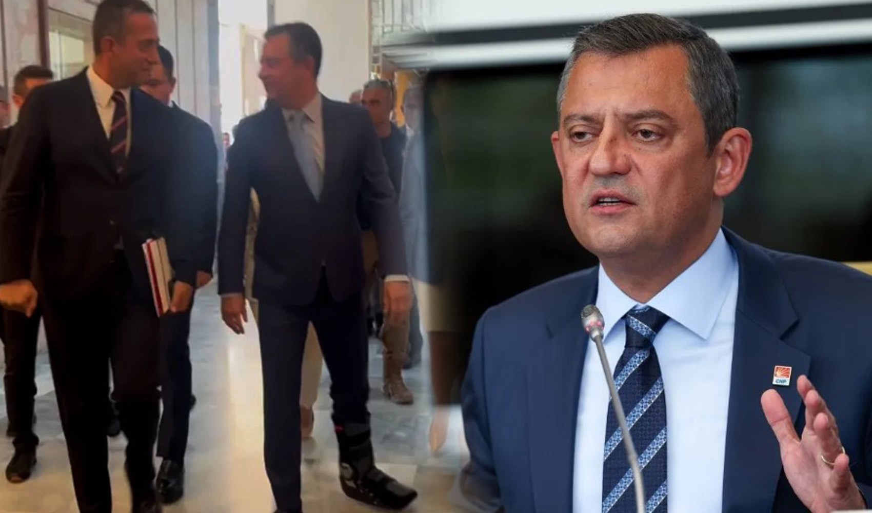 CHP Genel Başkanı Özgür Özel'den 'kırık ayak' açıklaması: Vurulduğu iddiaları ardından