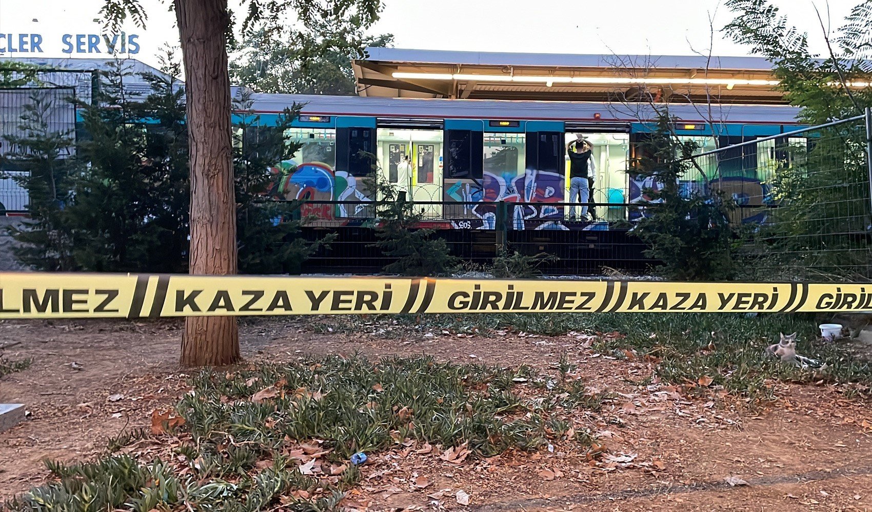 İstanbul'da Marmaray'da intihar