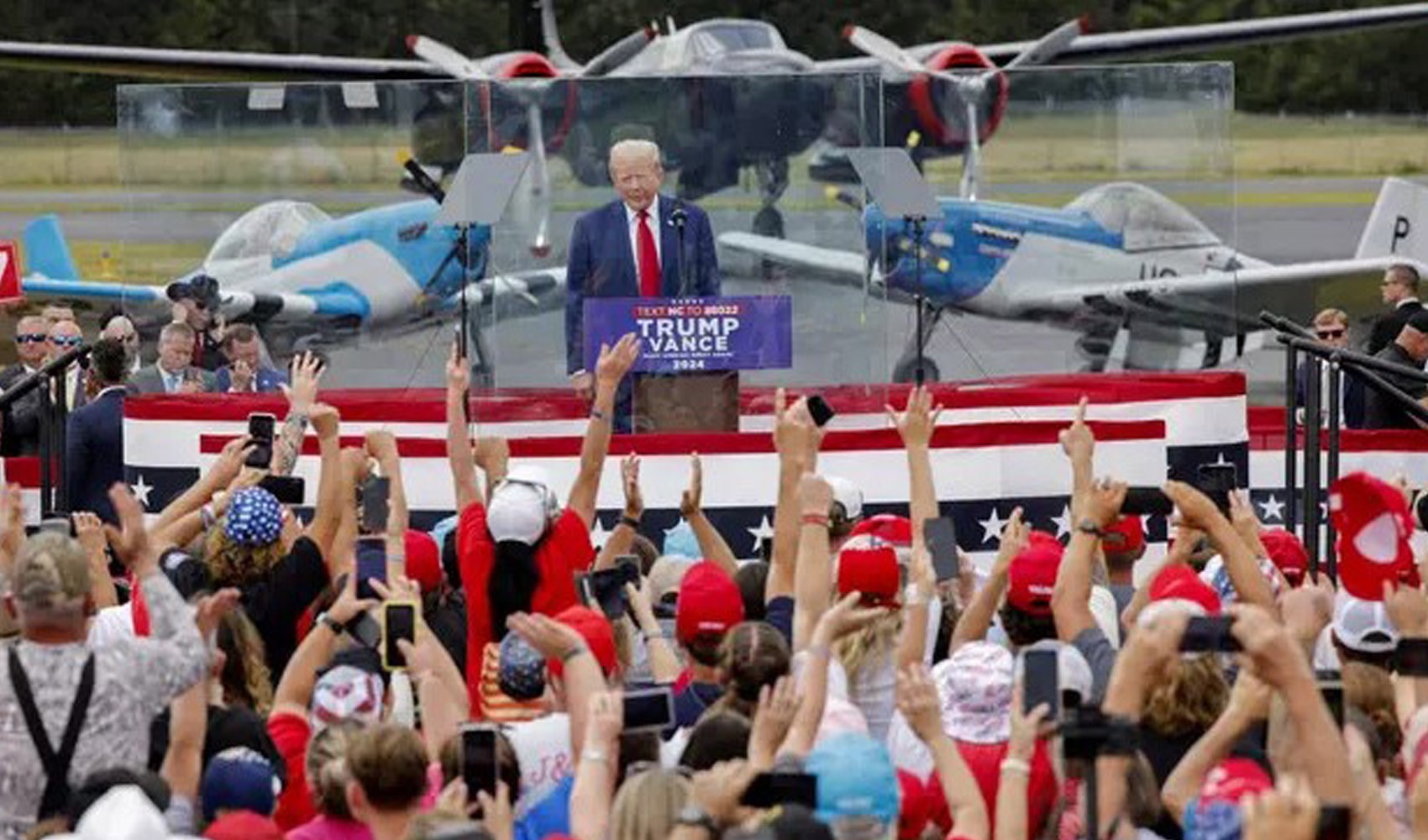 Trump'tan suikast girişimi sonrası ilk miting: Alınan önlem dikkat çekti