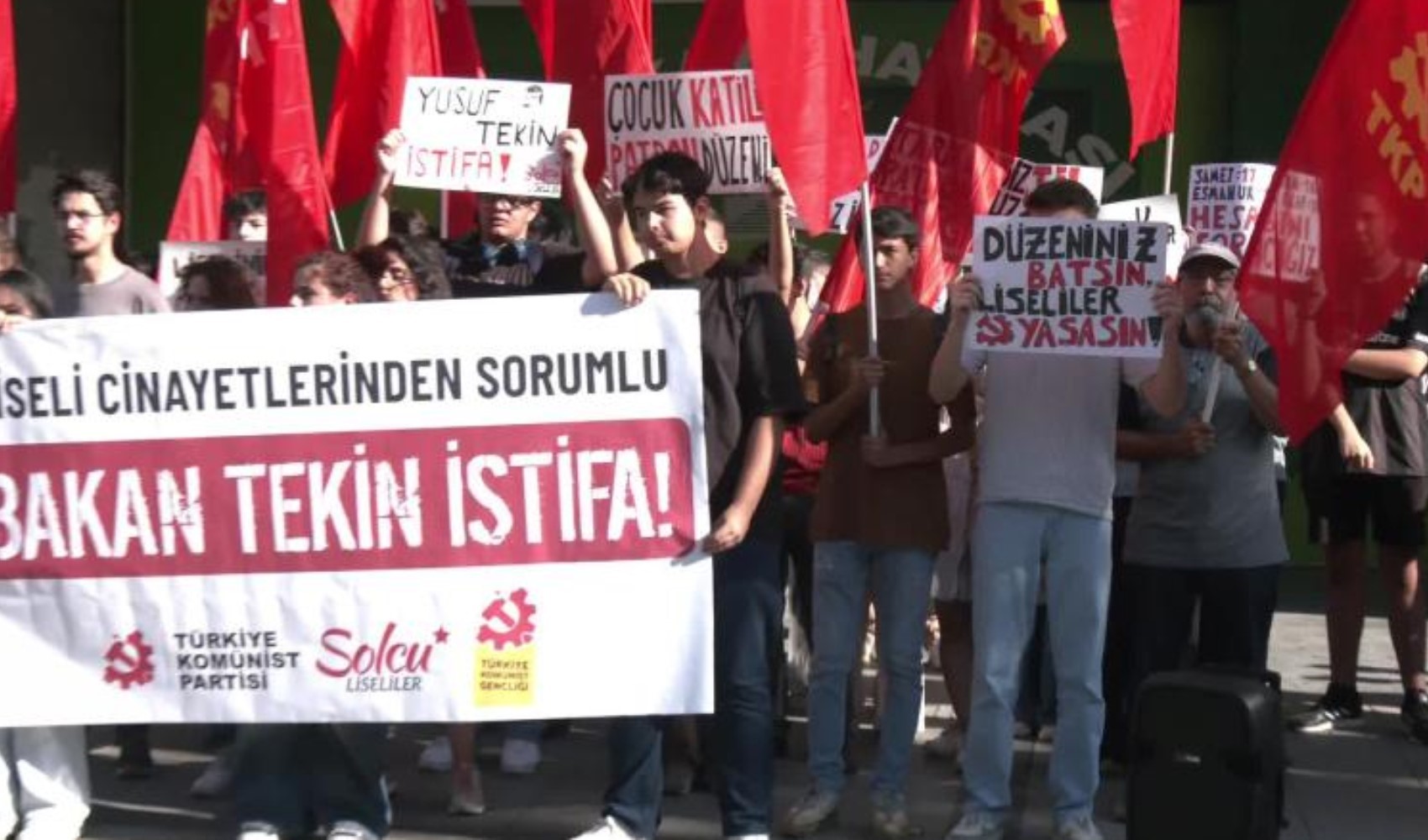 TKP iş kazalarını protesto etti: Patronların sömürge ülkesi miyiz?