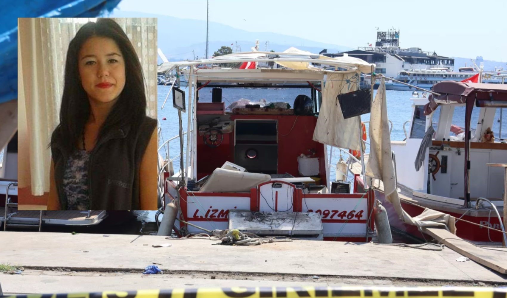 Segnalazione di cattivo odore al porto peschereccio porta alla scoperta: cadavere di una donna in un frigorifero su una barca a Smirne