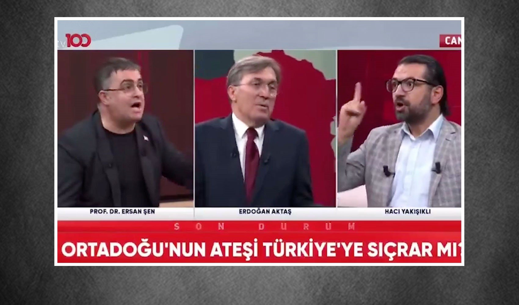 Ersan Şen ve Hacı Yakışıklı canlı yayında birbirlerine girdi: 'Sen hakikaten cahilsin…'