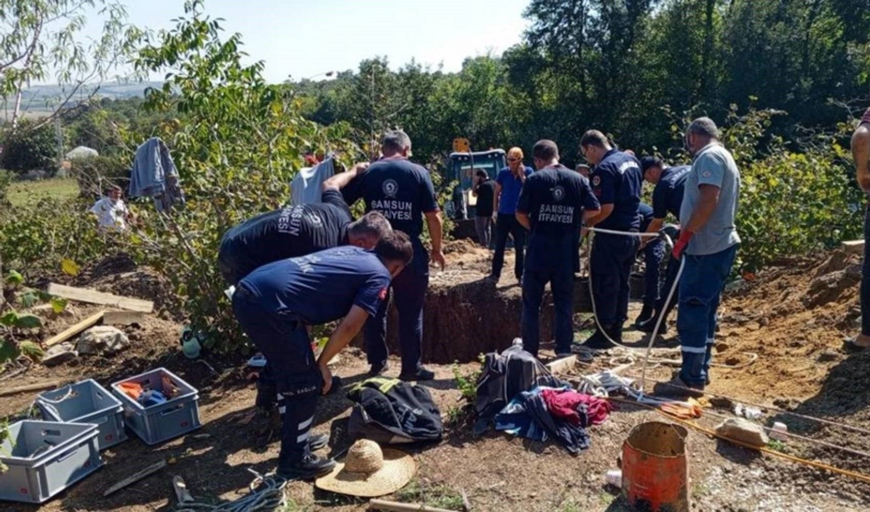 Samsun'da su kuyusu göçük meydana geldi: 2 işçi hayatını kaybetti