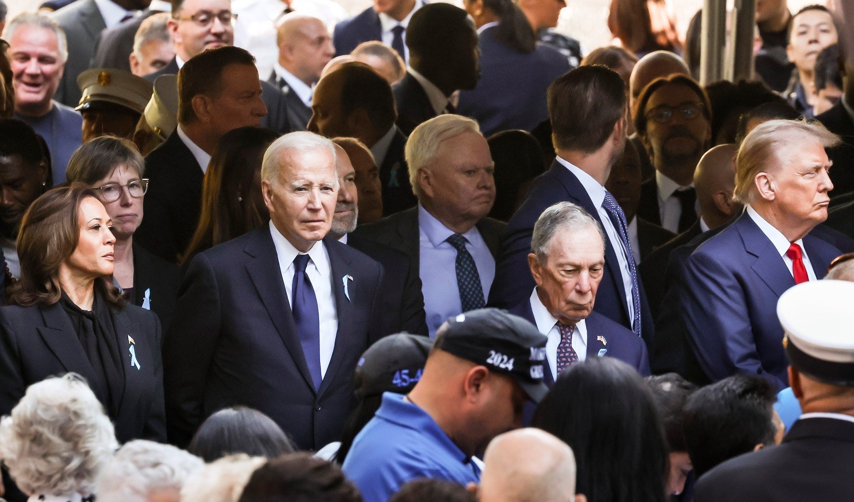 Biden, Harris ve Trump '11 Eylül' anma törenine katıldı