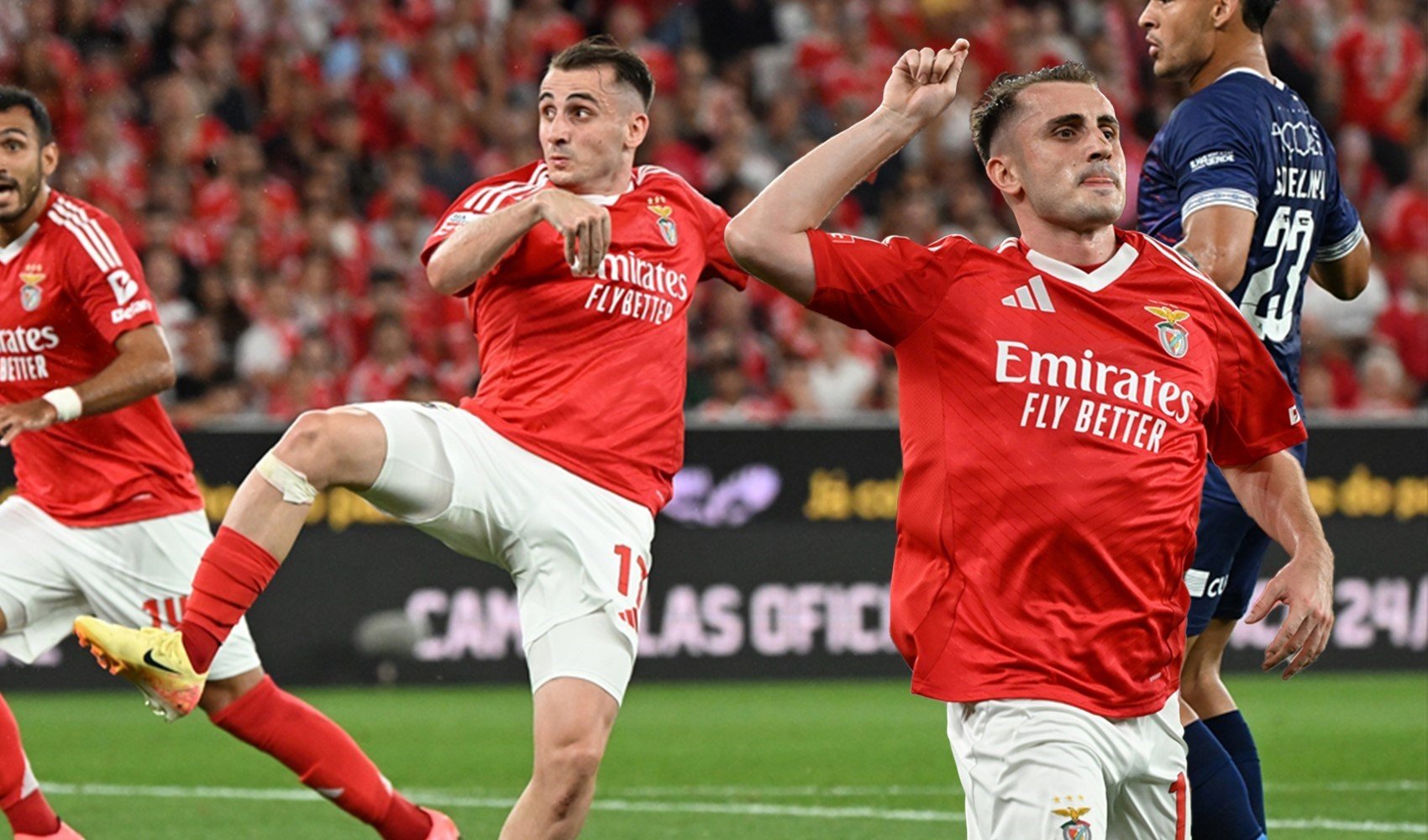 Benfica kariyerine golle başladı: Kerem Aktürkoğlu'ndan muhteşem gol!