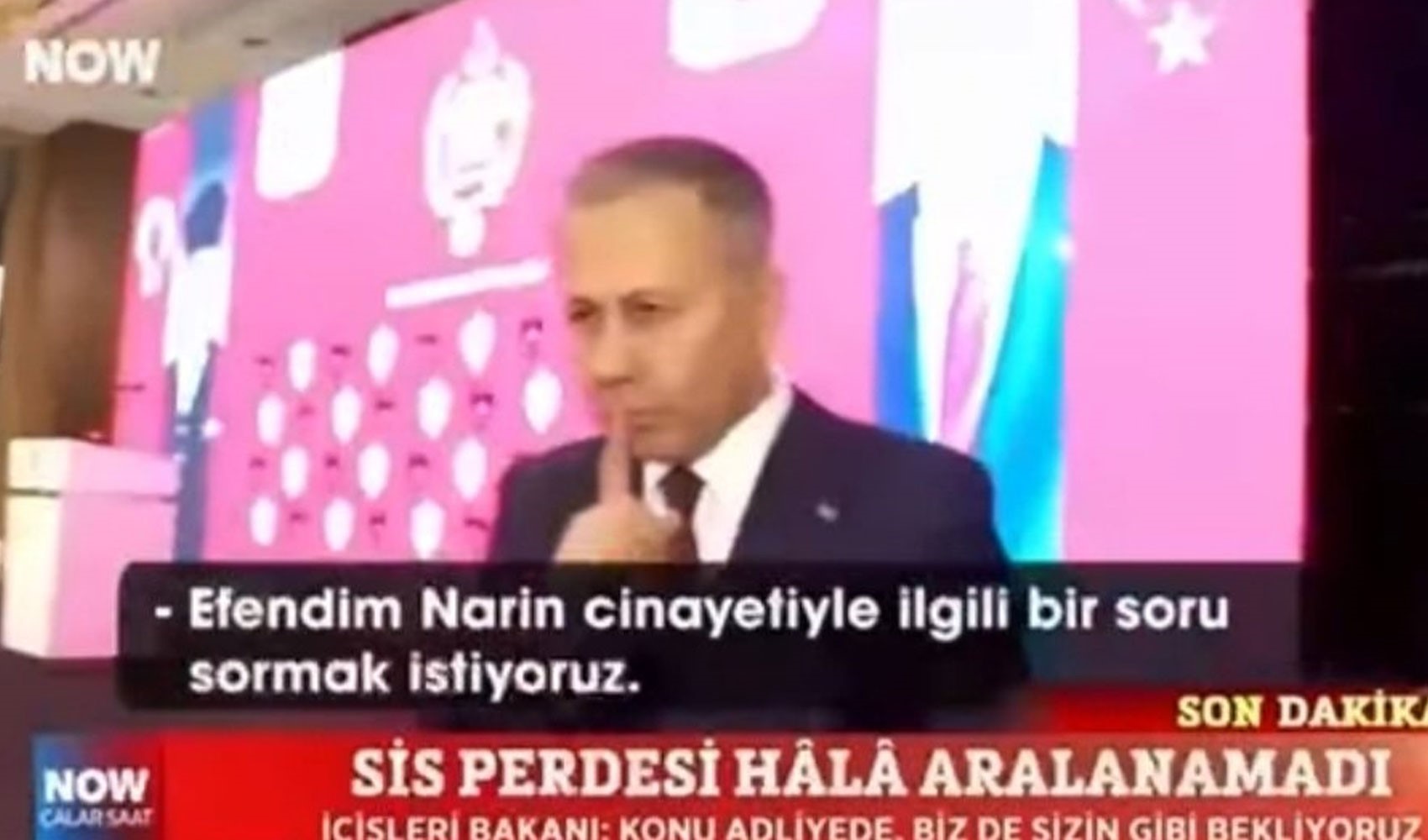 Ali Yerlikaya'dan Narin sorusuna 'sus' işareti