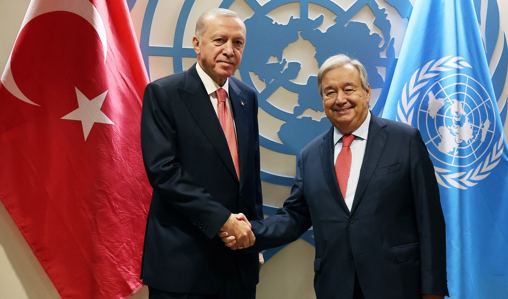 Cumhurbaşkanı Erdoğan, BM Genel Sekreteri Guterres ile görüştü