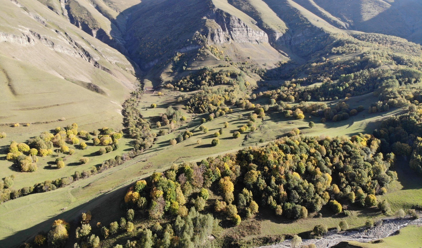 Artvin'in Zekerya köyünde sonbahar erken başlıyor