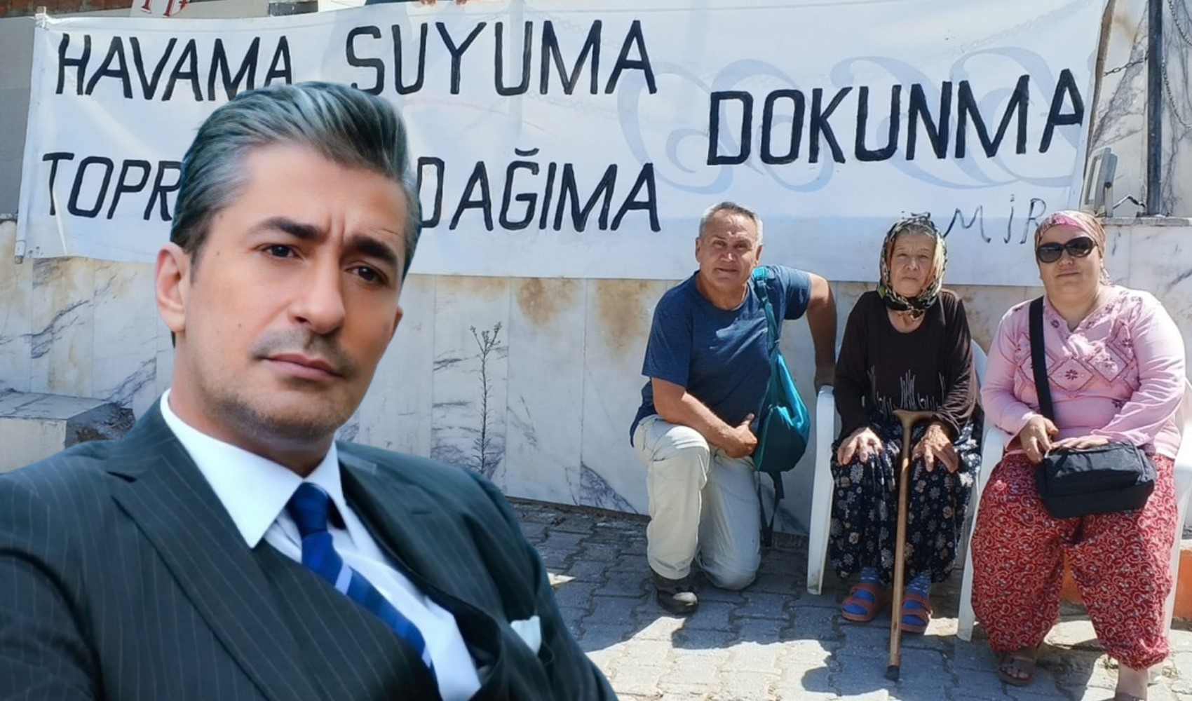 İzmir'de Karaburunlular Erkan Petekkaya’nın 'GES' projesine 'dur' dedi: 'Havamıza, suyumuza, toprağımıza dokunma...'