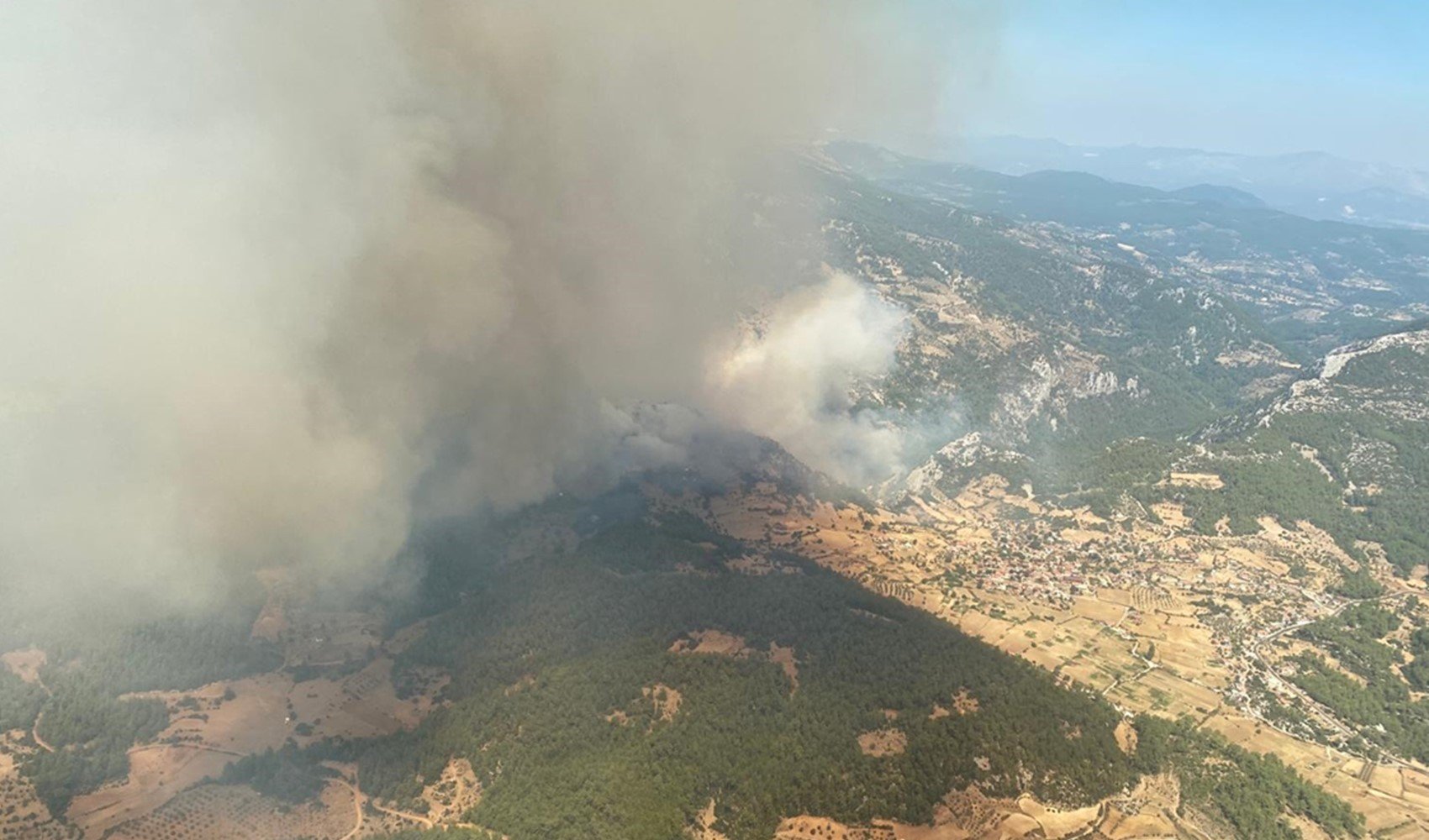 Muğla'da orman yangını