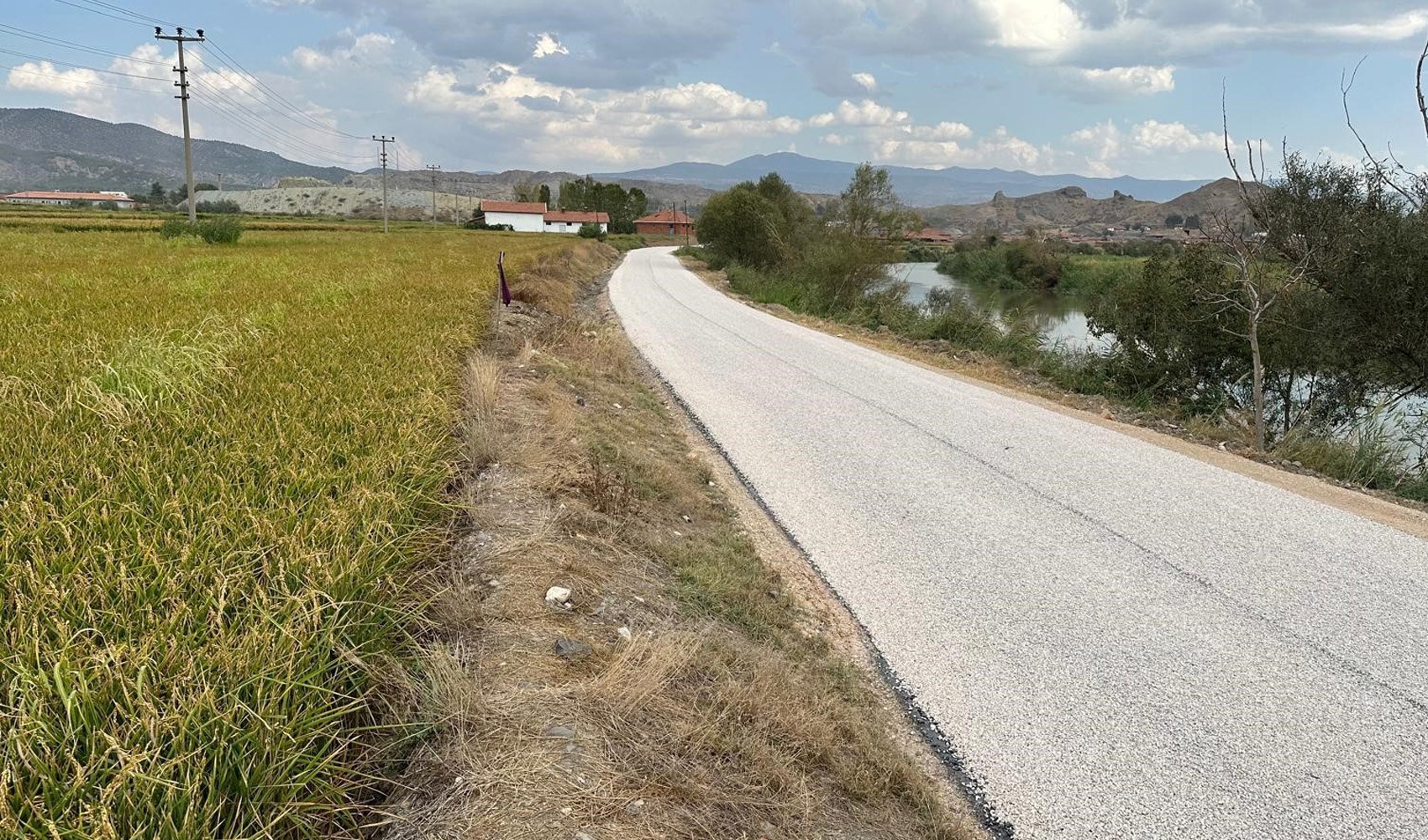 Osmancık Eğriyar yolu 47 yıl aradan sonra trafiğe açıldı