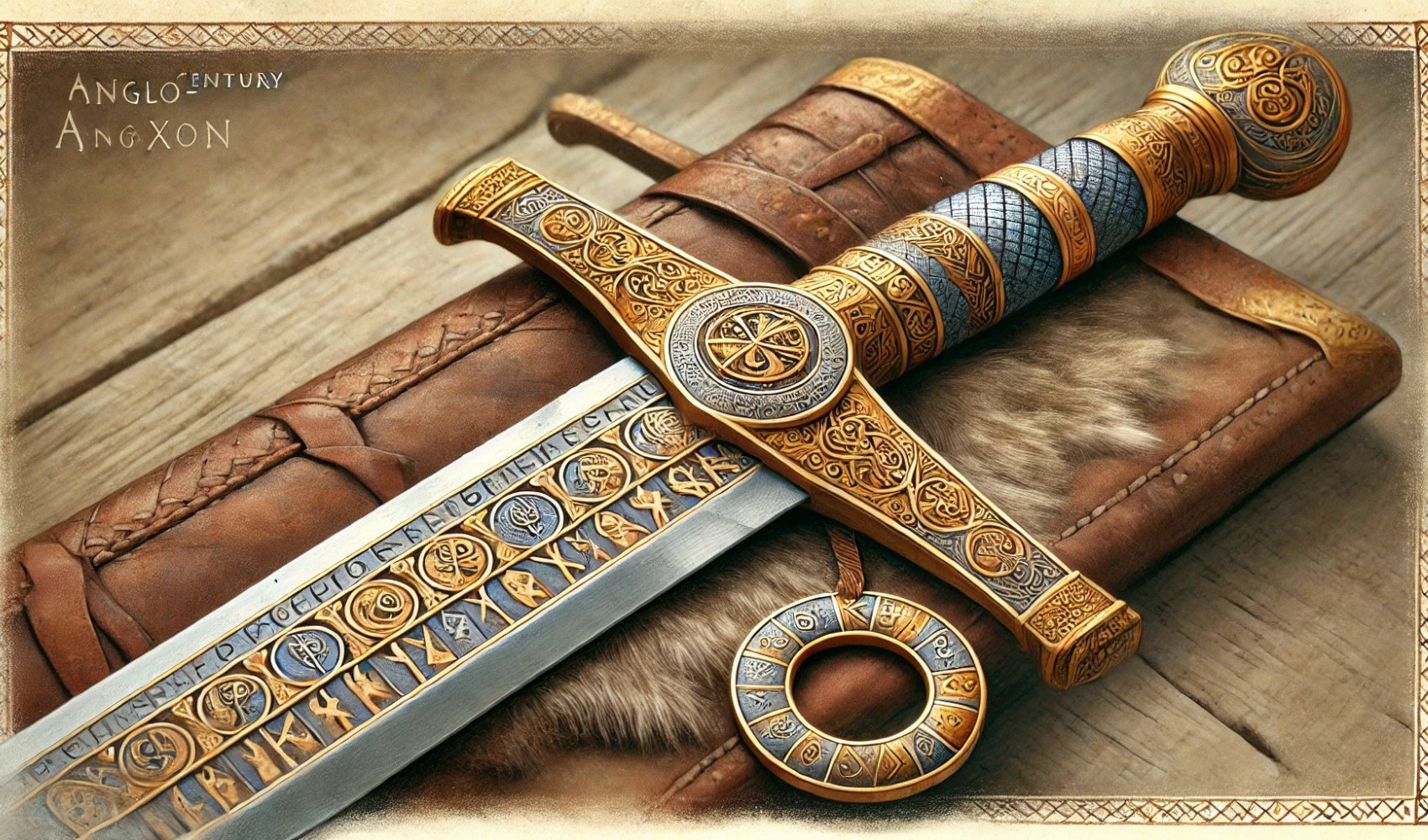İngiltere'de 6. yüzyıldan kalma iyi korunmuş Anglo-Sakson kılıcı bulundu