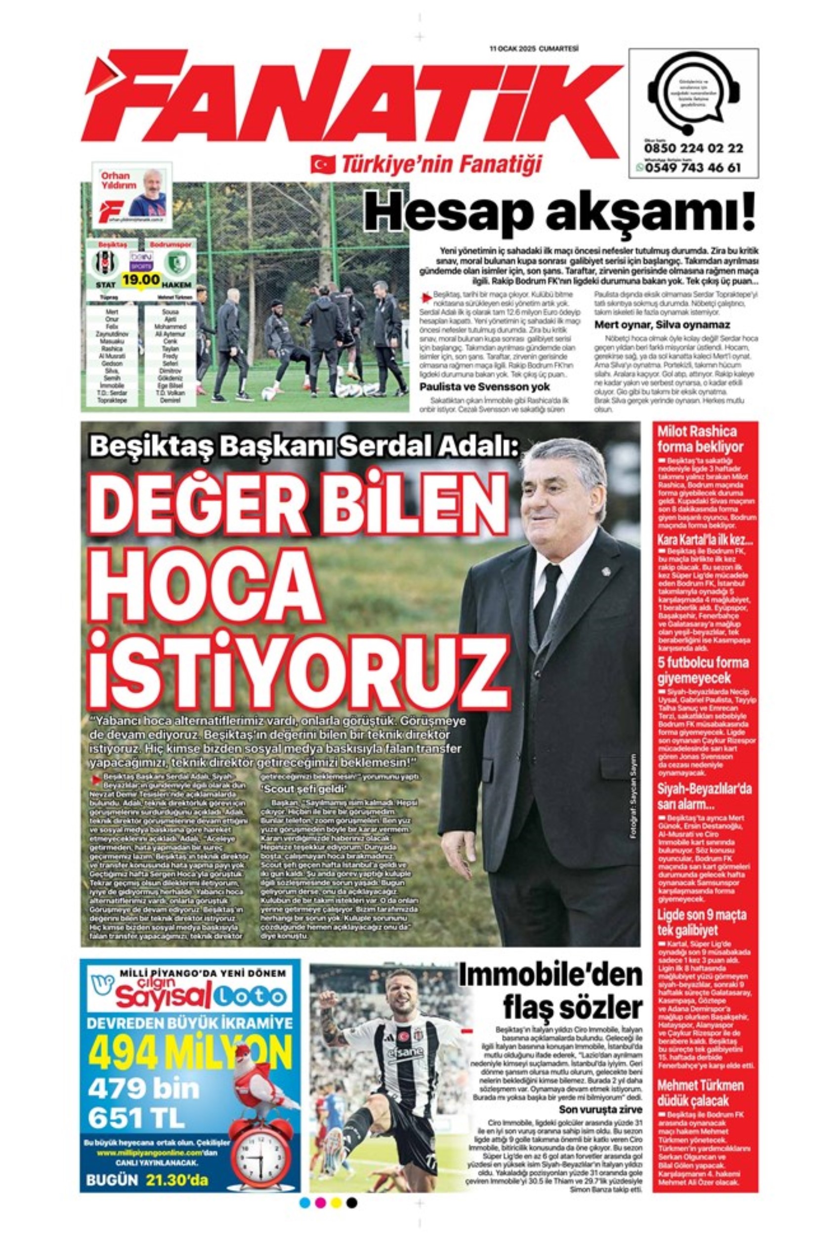 Mourinho attende urgentemente un difensore centrale... Il Galatasaray punta su Gouiri: le prime pagine sportive dell'11 gennaio