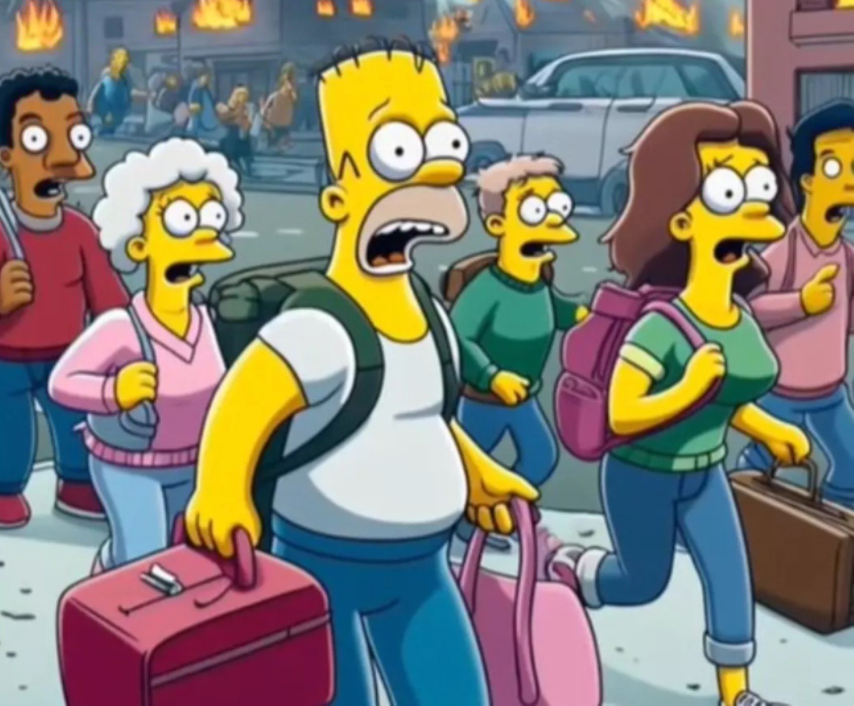 Simpsonlar'ın California yangını tahmini şoke etti! Yıllar önce bilmişler: Sosyal medya çalkalandı