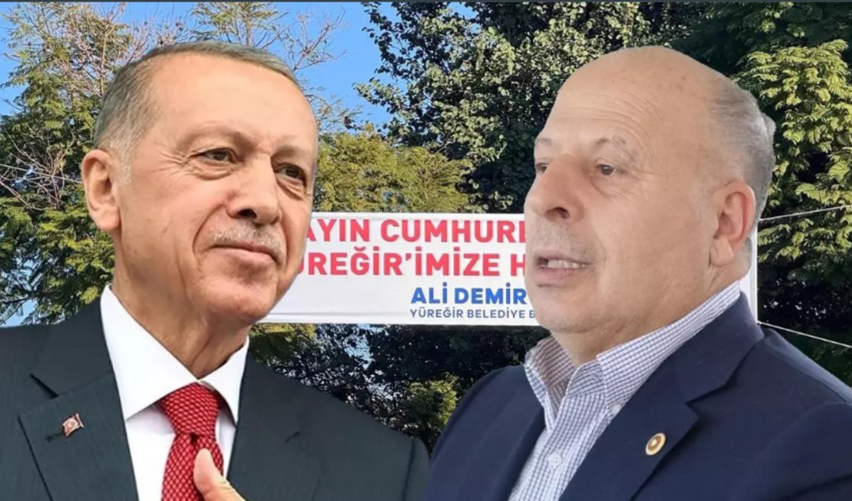 AKP'ye transfer iddiasıyla gündeme gelen CHP'li başkandan Erdoğan pankartı: 'CHP'de evimdeyim' demişti