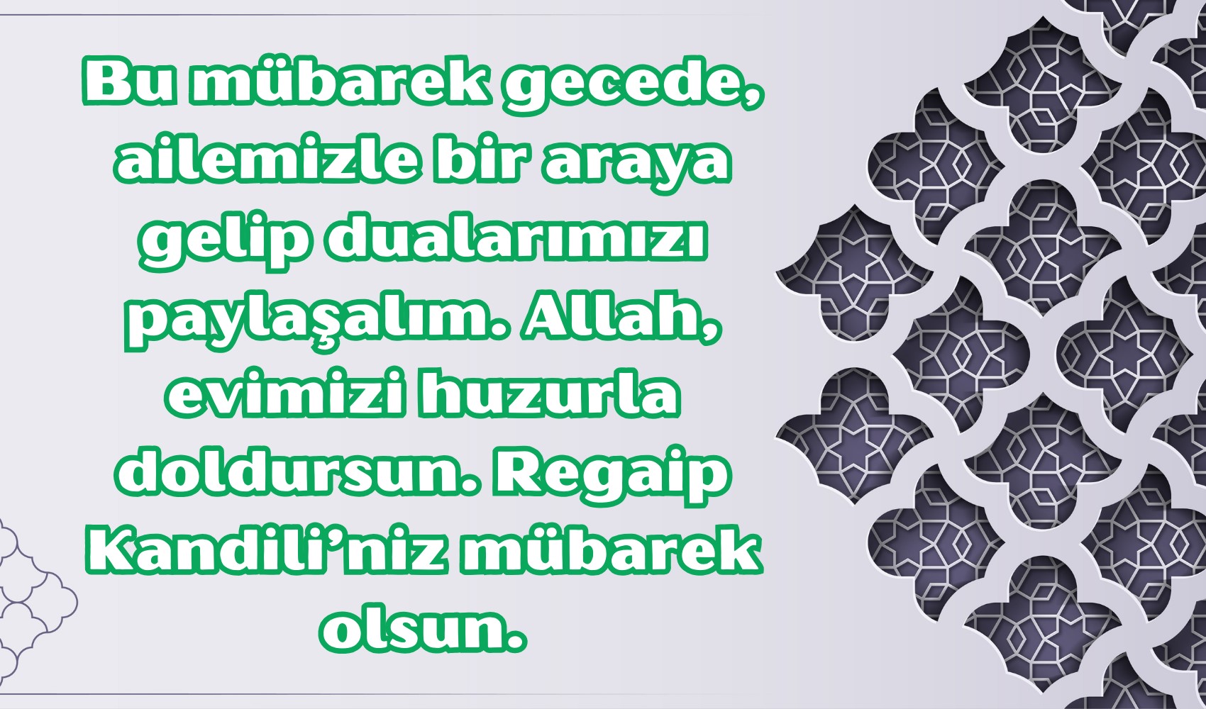 Anlamlı Regaip kandili mesajları: Resimli, anlamlı, uzun, duygusal, manevi ve samimi regaip kandili mesajları