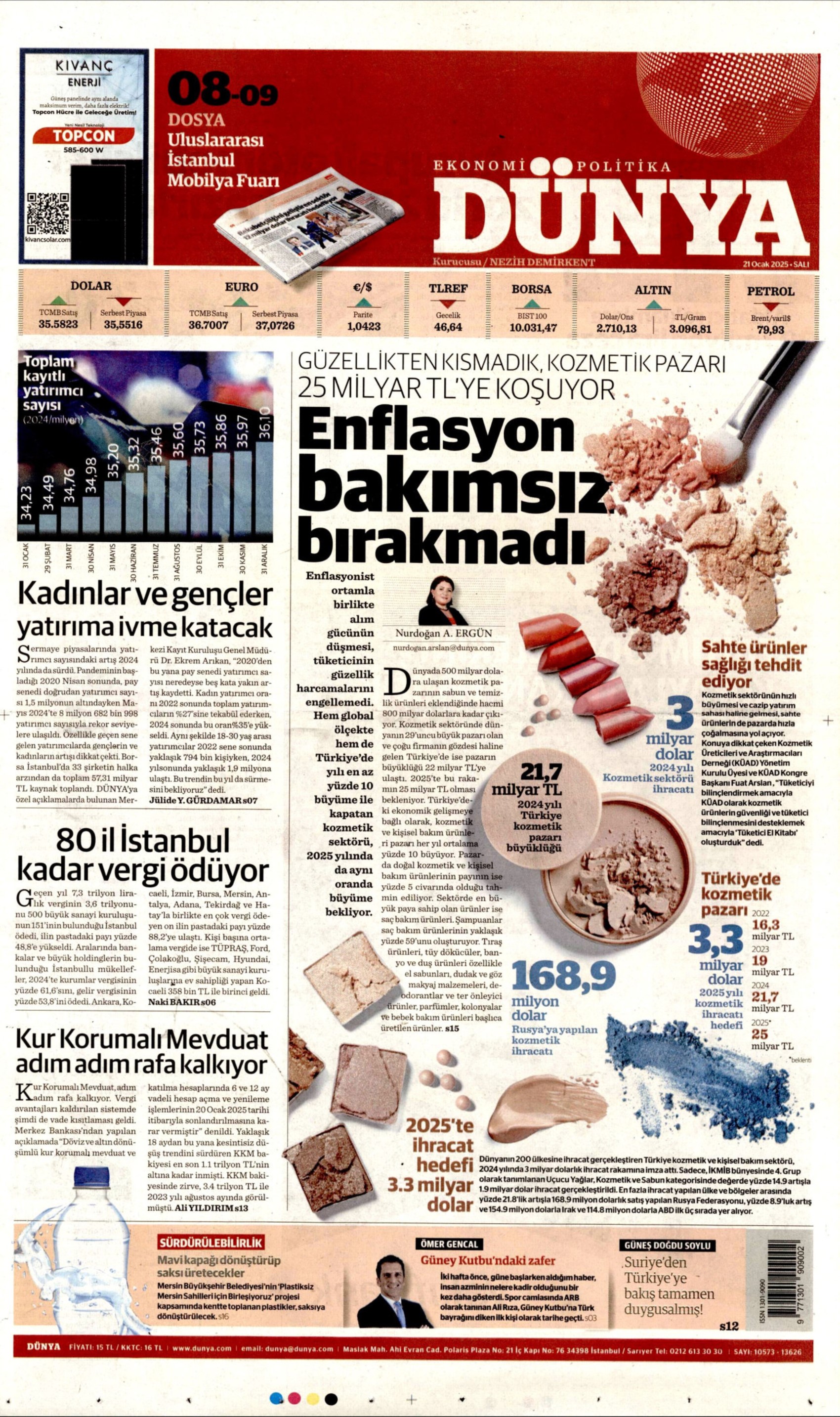 21 Ocak 2025 gazete manşetleri: Gazeteler, Ekrem İmamoğlu ve Ümit Özdağ’a açılan soruşturmaları nasıl gördü?