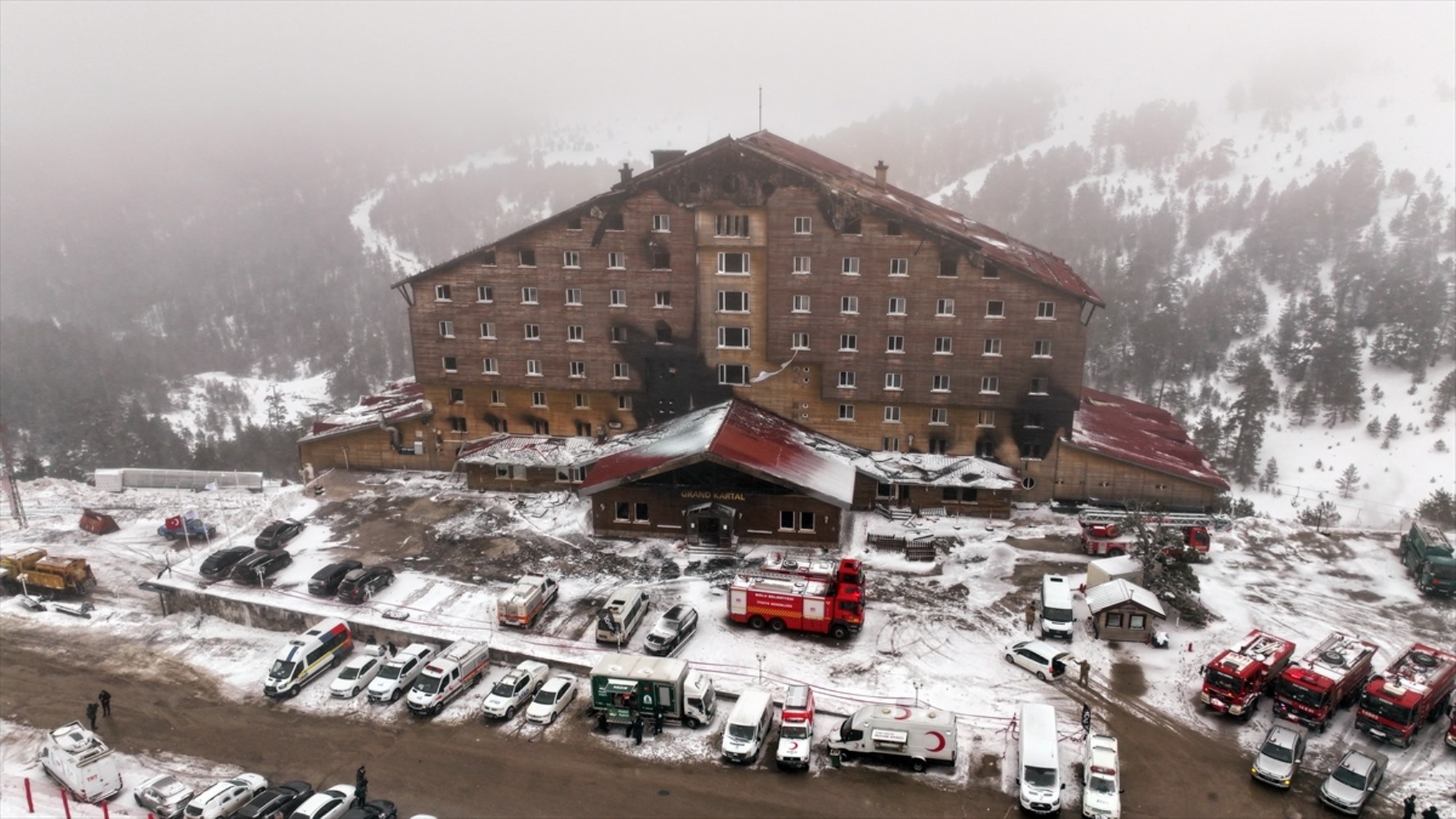 Cosa c'è dietro la tragedia del Grand Kartal Hotel a Kartalkaya? Solo la scala antincendio di quell'hotel era all'interno