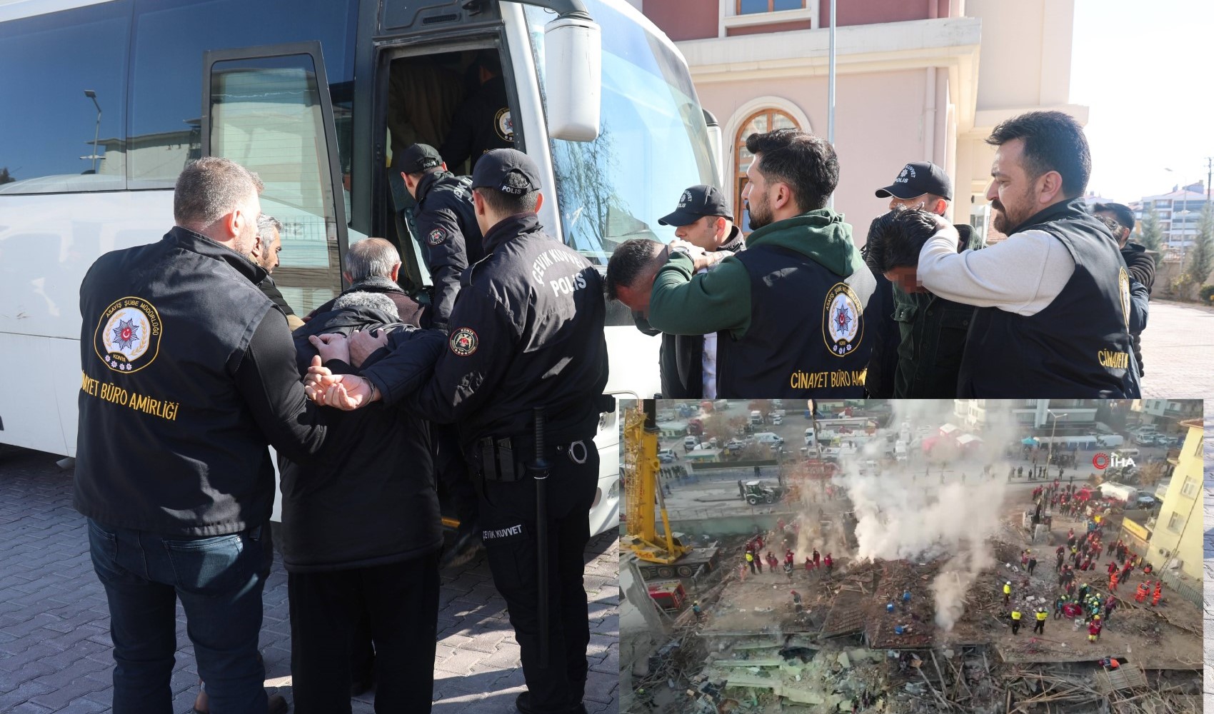 Meğer işletme için duvara kapı açmışlar! Konya'da çöken bina soruşturmasına ilişkin 6 şüpheli adliyeye sevk edildi