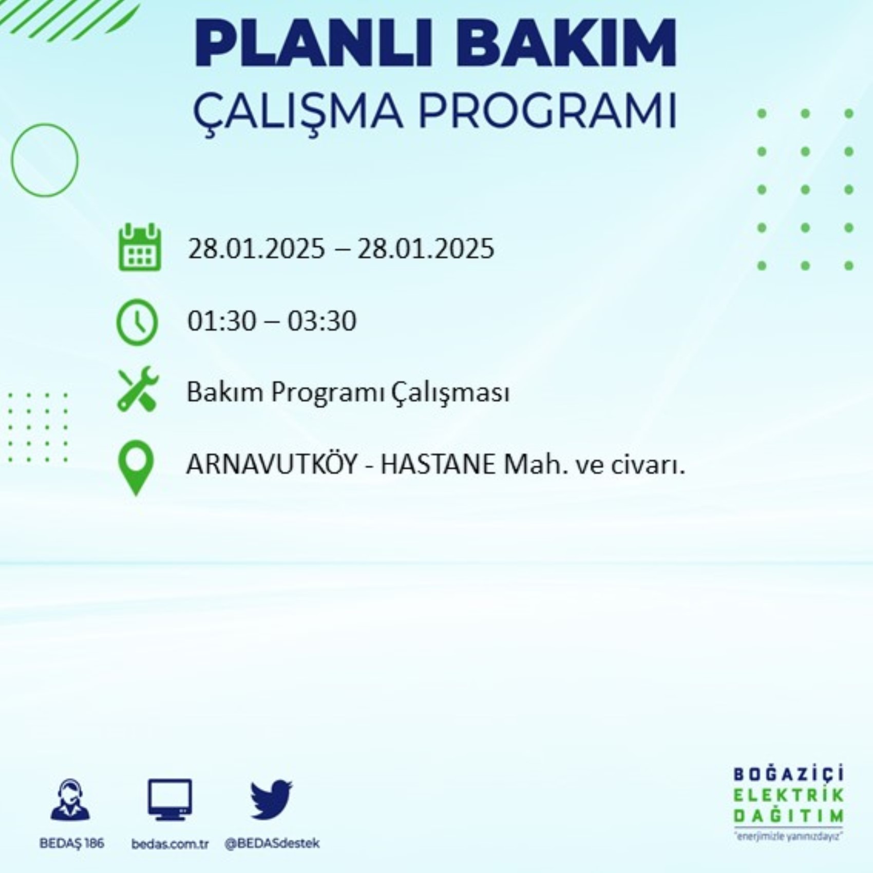 BEDAŞ açıkladı... İstanbul'da elektrik kesintisi: 28 Ocak'ta hangi mahalleler etkilenecek?