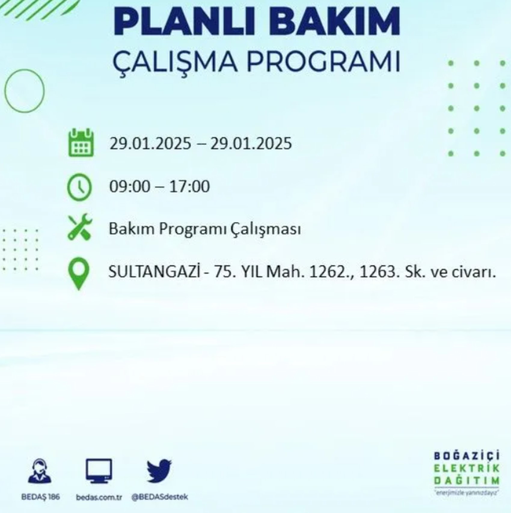 BEDAŞ açıkladı... İstanbul'da elektrik kesintisi: 29 Ocak'ta hangi mahalleler etkilenecek?