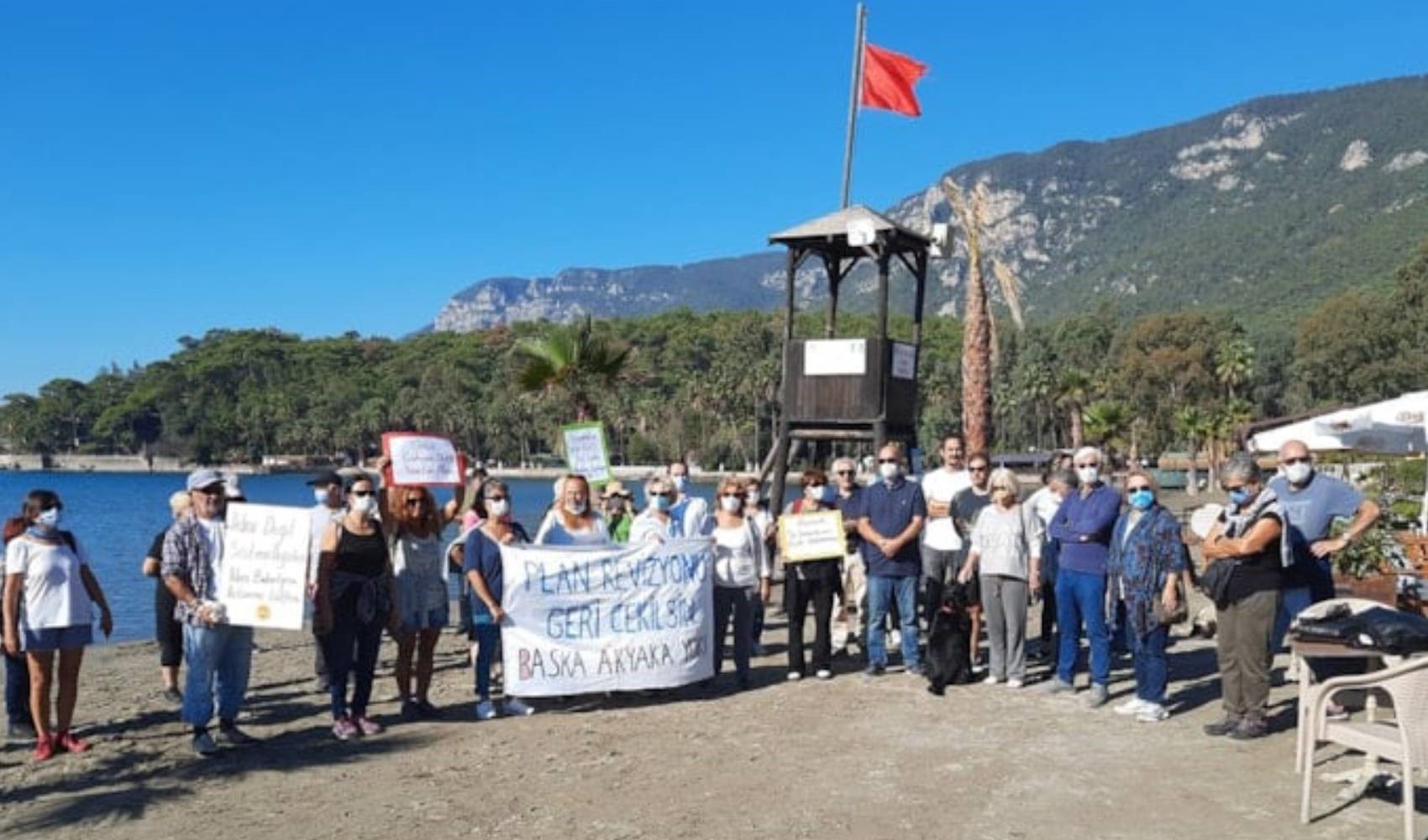 Akyaka'daki şezlong protestosunda beraat kararı kesinleşti