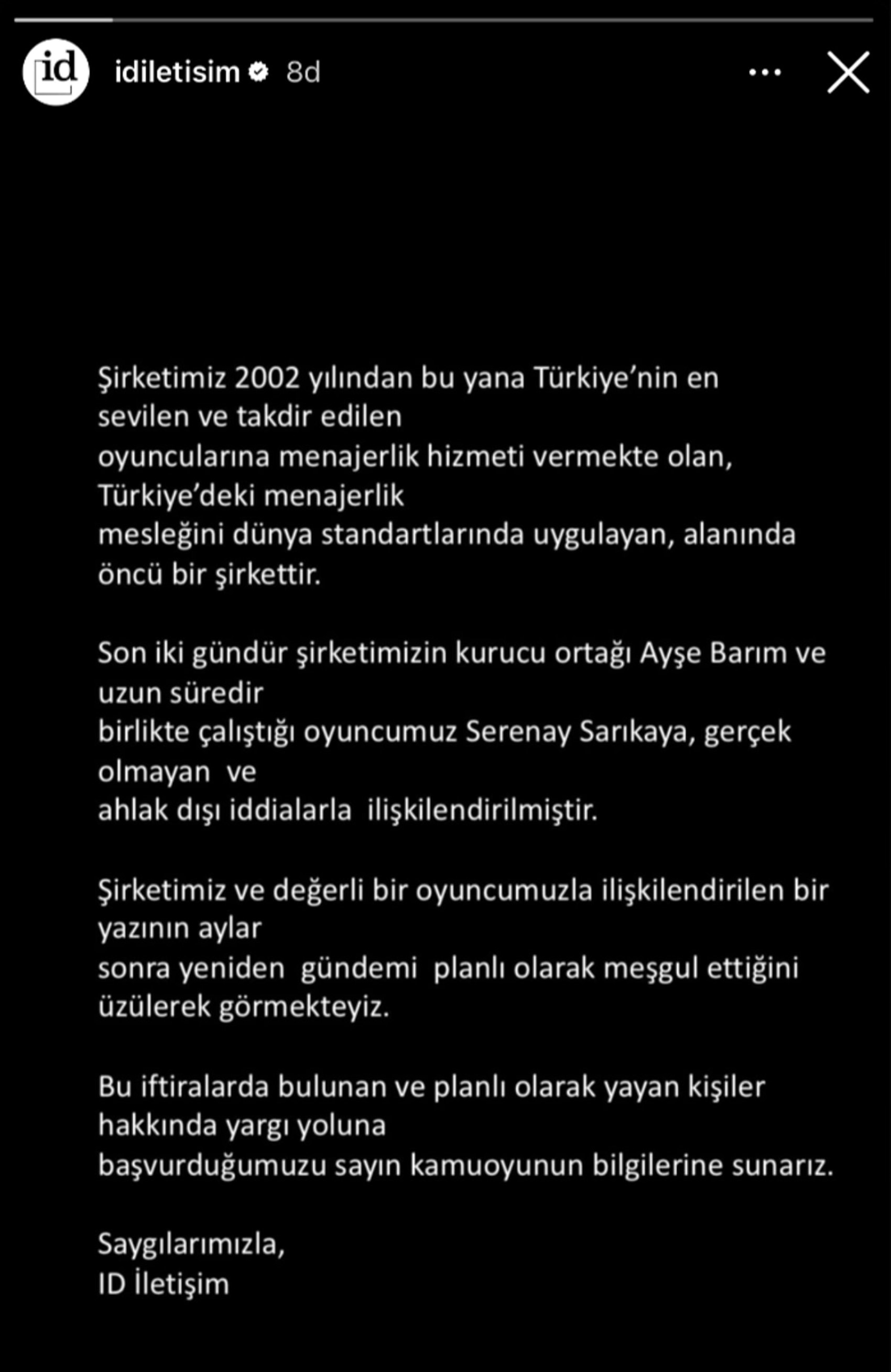 İddialar gündeme oturmuştu: Kızıl Goncalar'ın senaristinden Serenay Sarıkaya'ya küfürlü destek