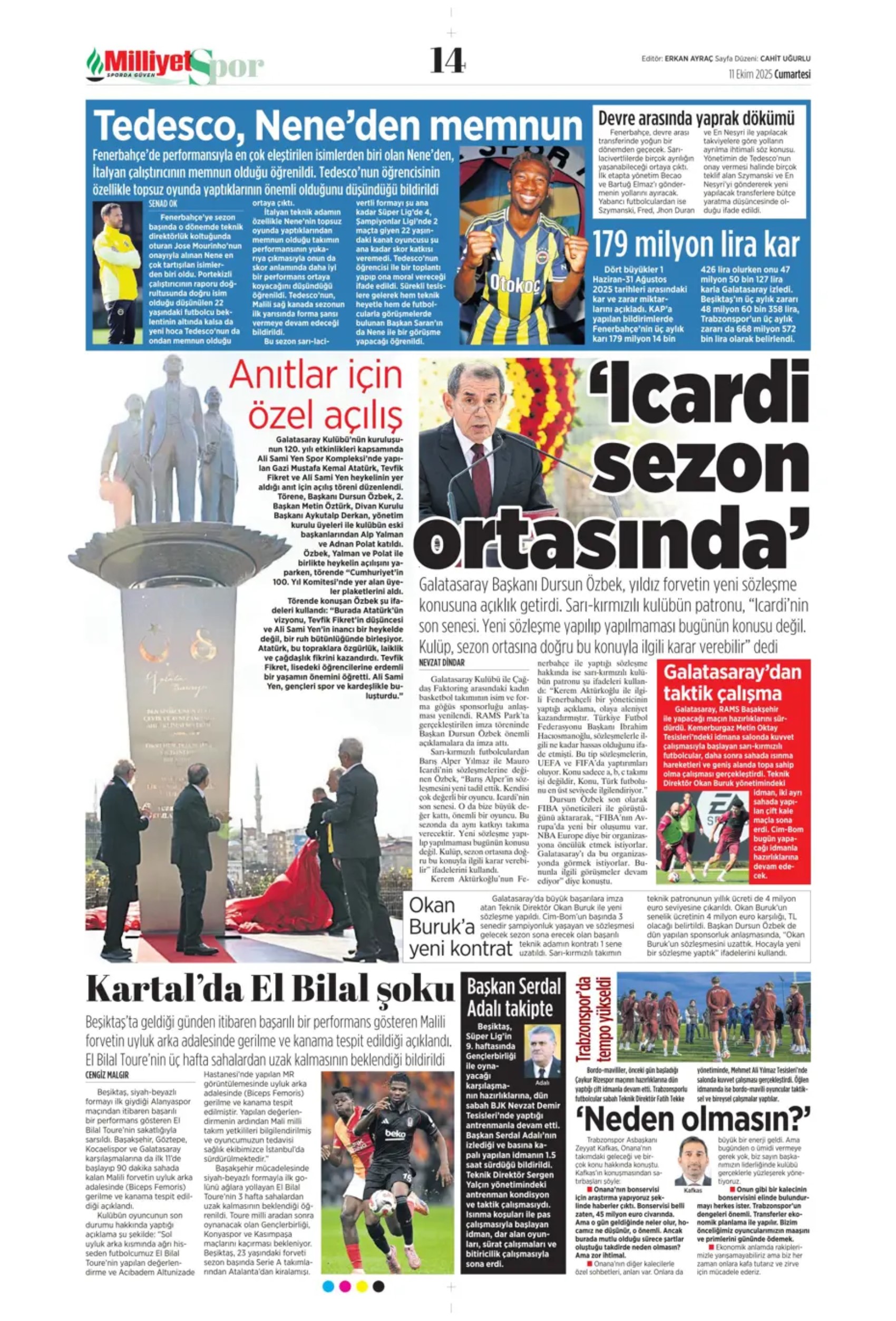 Sporda günün manşetleri... Sergen Yalçın'ın transferde sıradaki hedefi belli oldu: Milli futbolcuyla temasa geçildi