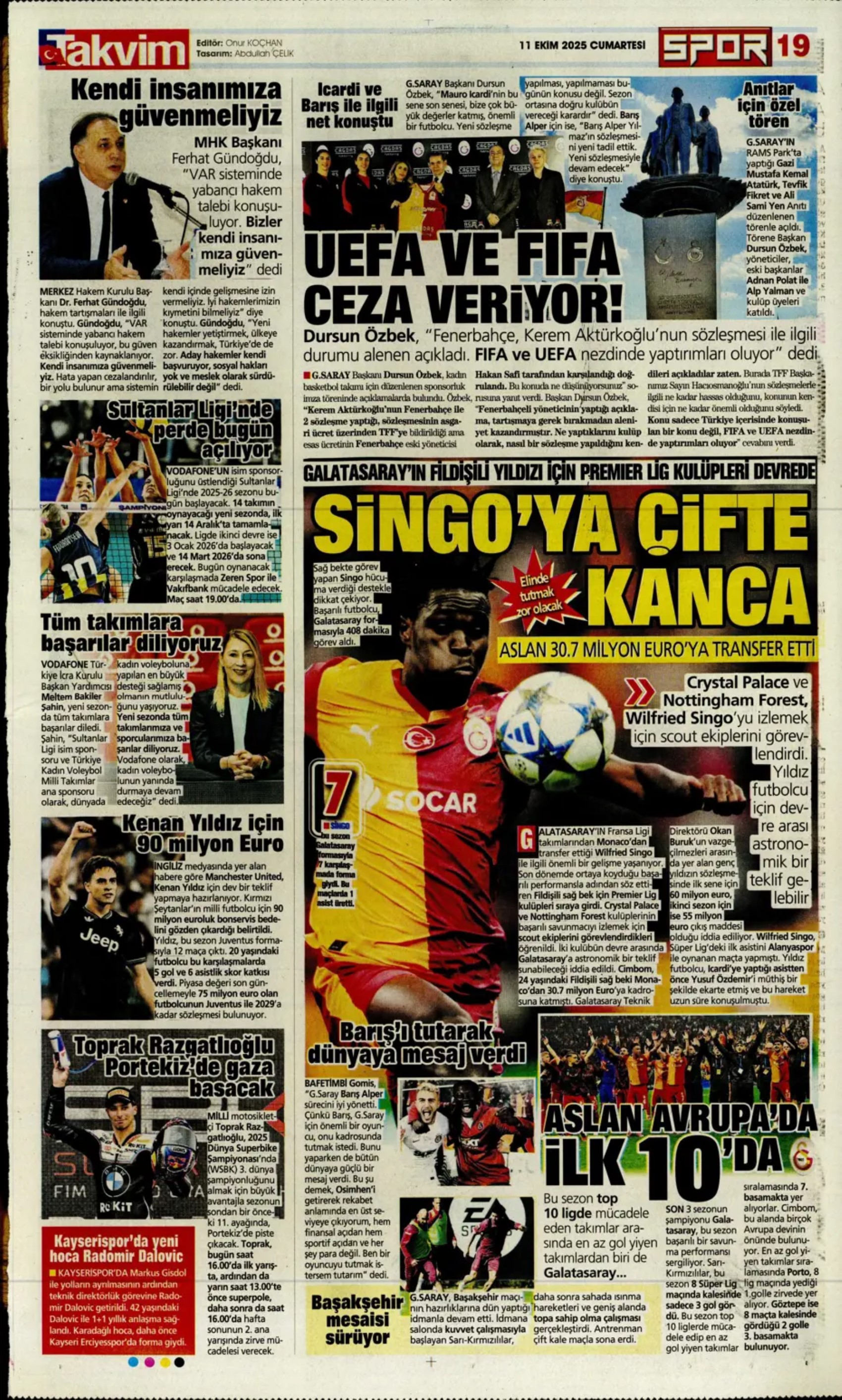 Sporda günün manşetleri... Sergen Yalçın'ın transferde sıradaki hedefi belli oldu: Milli futbolcuyla temasa geçildi