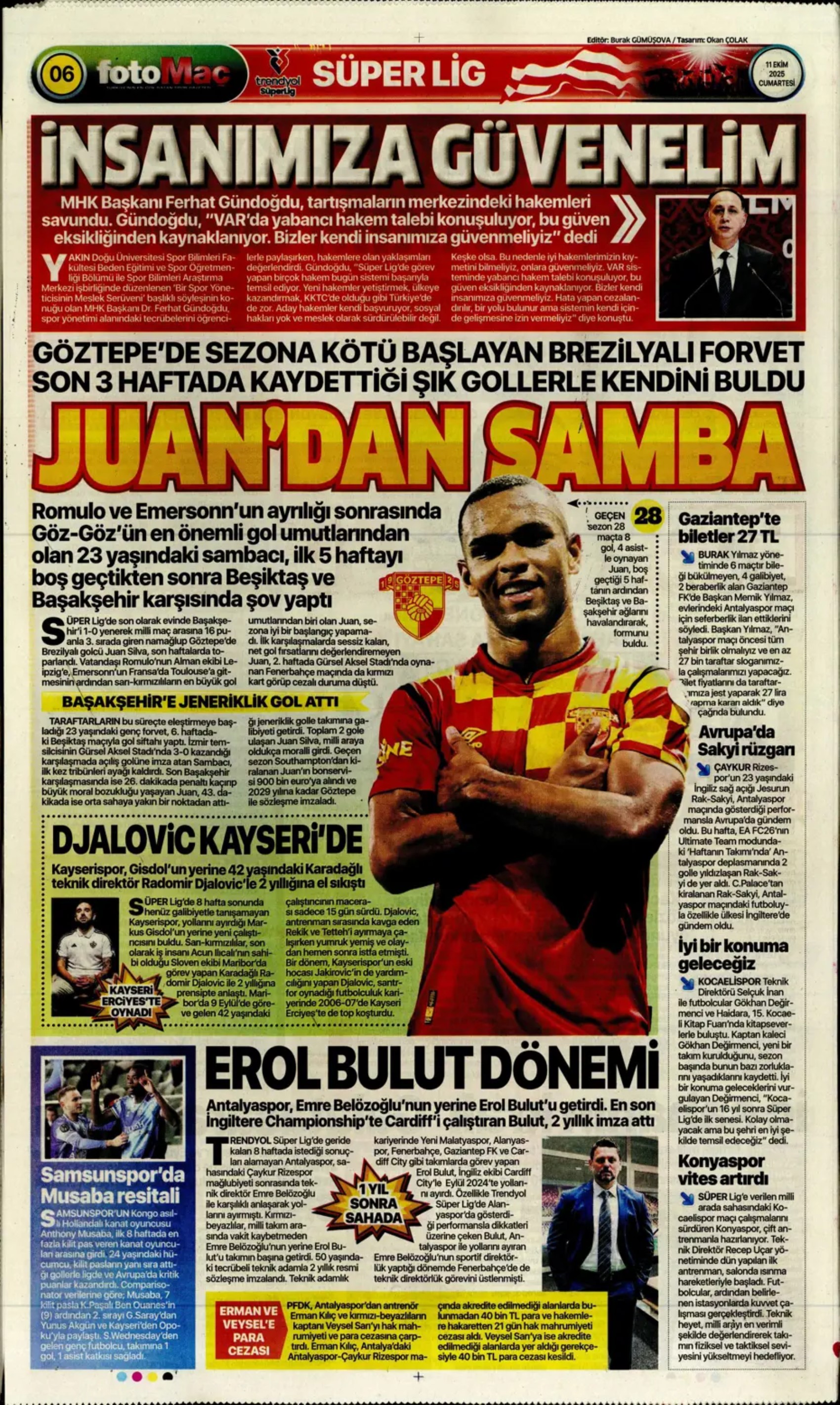 Sporda günün manşetleri... Sergen Yalçın'ın transferde sıradaki hedefi belli oldu: Milli futbolcuyla temasa geçildi