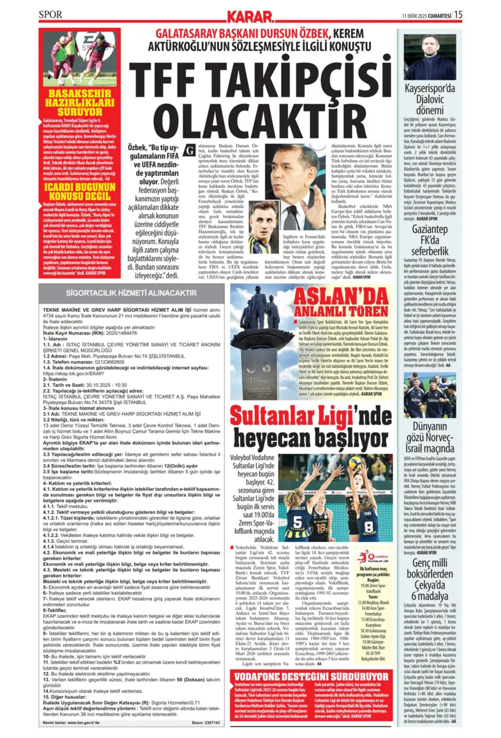 Sporda günün manşetleri... Sergen Yalçın'ın transferde sıradaki hedefi belli oldu: Milli futbolcuyla temasa geçildi