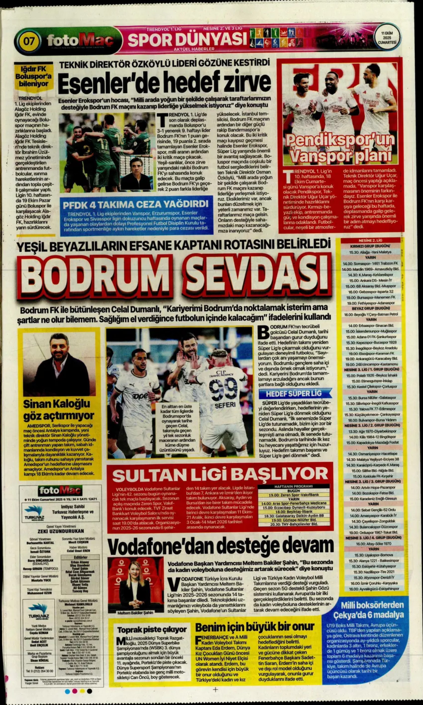 Sporda günün manşetleri... Sergen Yalçın'ın transferde sıradaki hedefi belli oldu: Milli futbolcuyla temasa geçildi