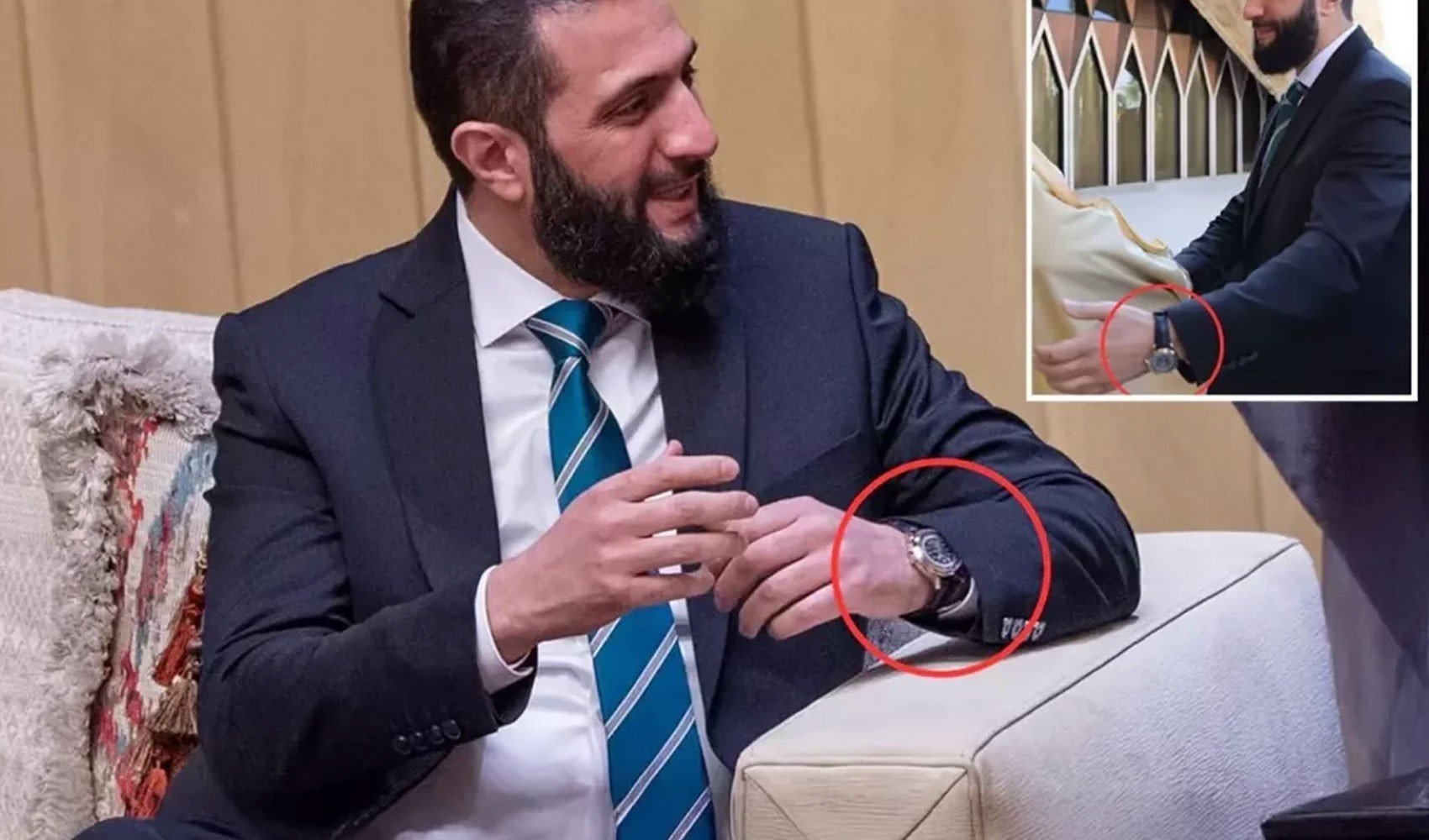 Ahmed Şara'nın lüks saatinin fiyatı dudak uçuklattı