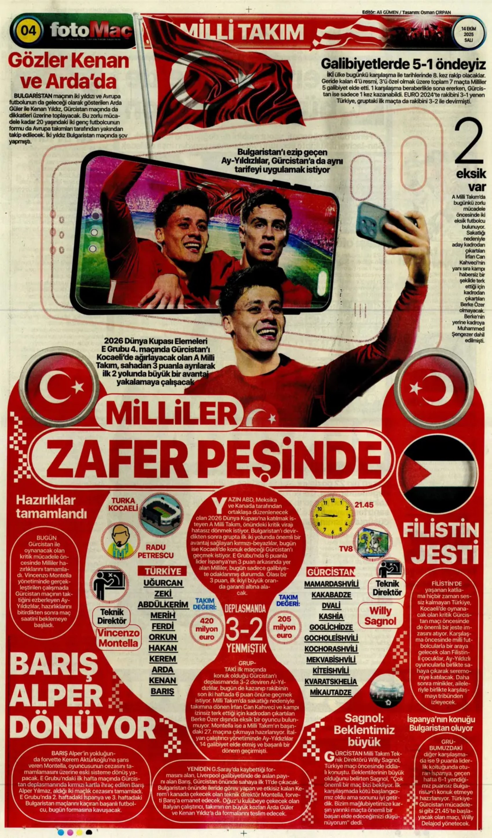 Sporda günün manşetleri... Sürpriz İrfan Can Kahveci gelişmesi: Ezeli rakip devreye girdi
