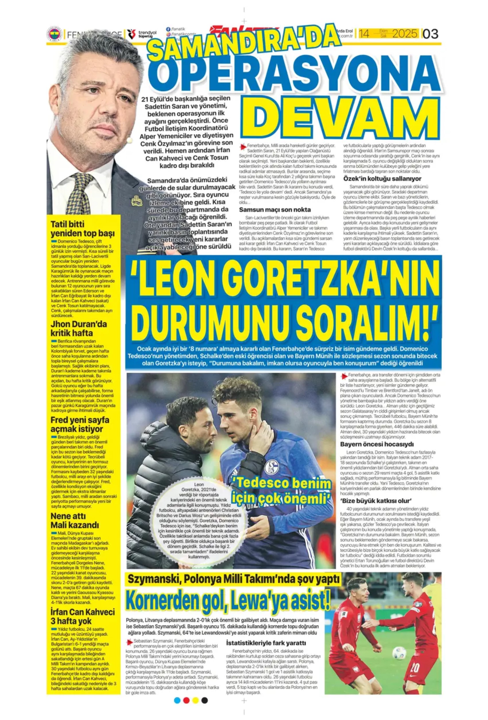 Sporda günün manşetleri... Sürpriz İrfan Can Kahveci gelişmesi: Ezeli rakip devreye girdi