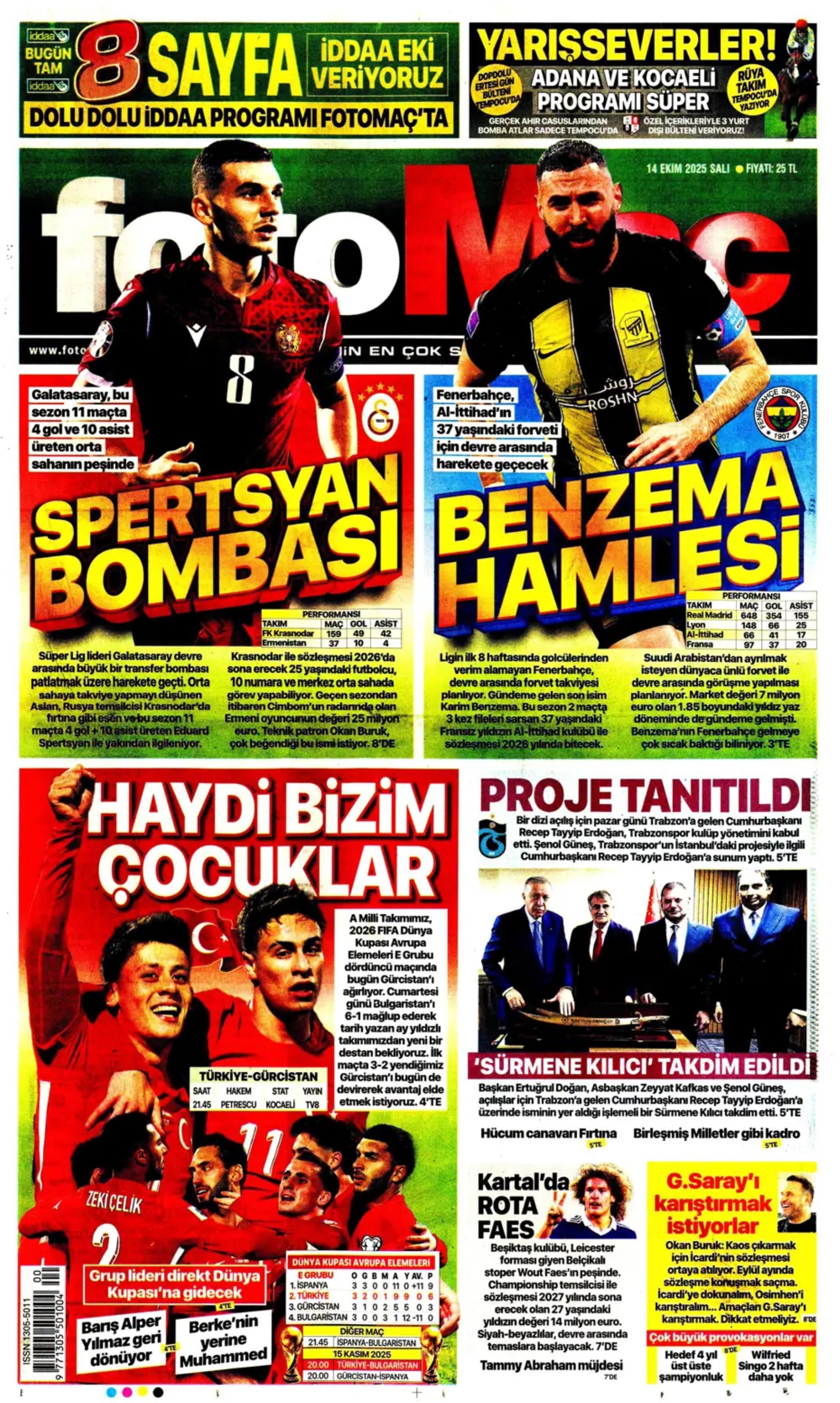 Sporda günün manşetleri... Sürpriz İrfan Can Kahveci gelişmesi: Ezeli rakip devreye girdi