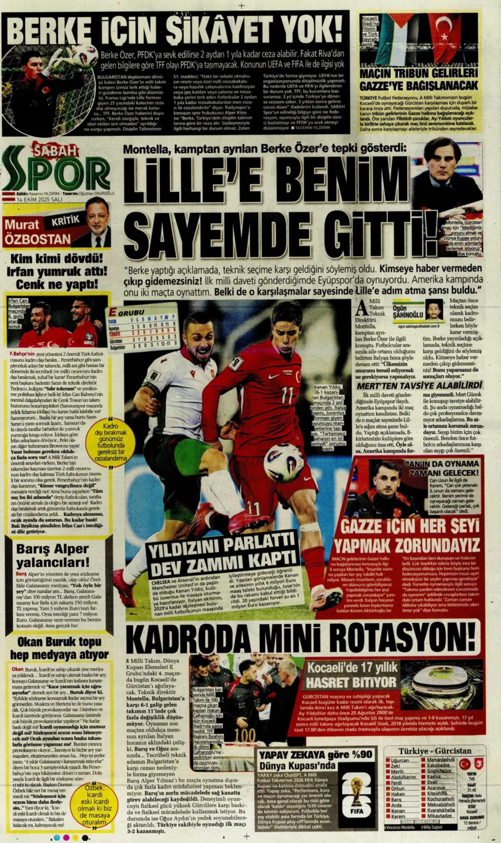 Sporda günün manşetleri... Sürpriz İrfan Can Kahveci gelişmesi: Ezeli rakip devreye girdi