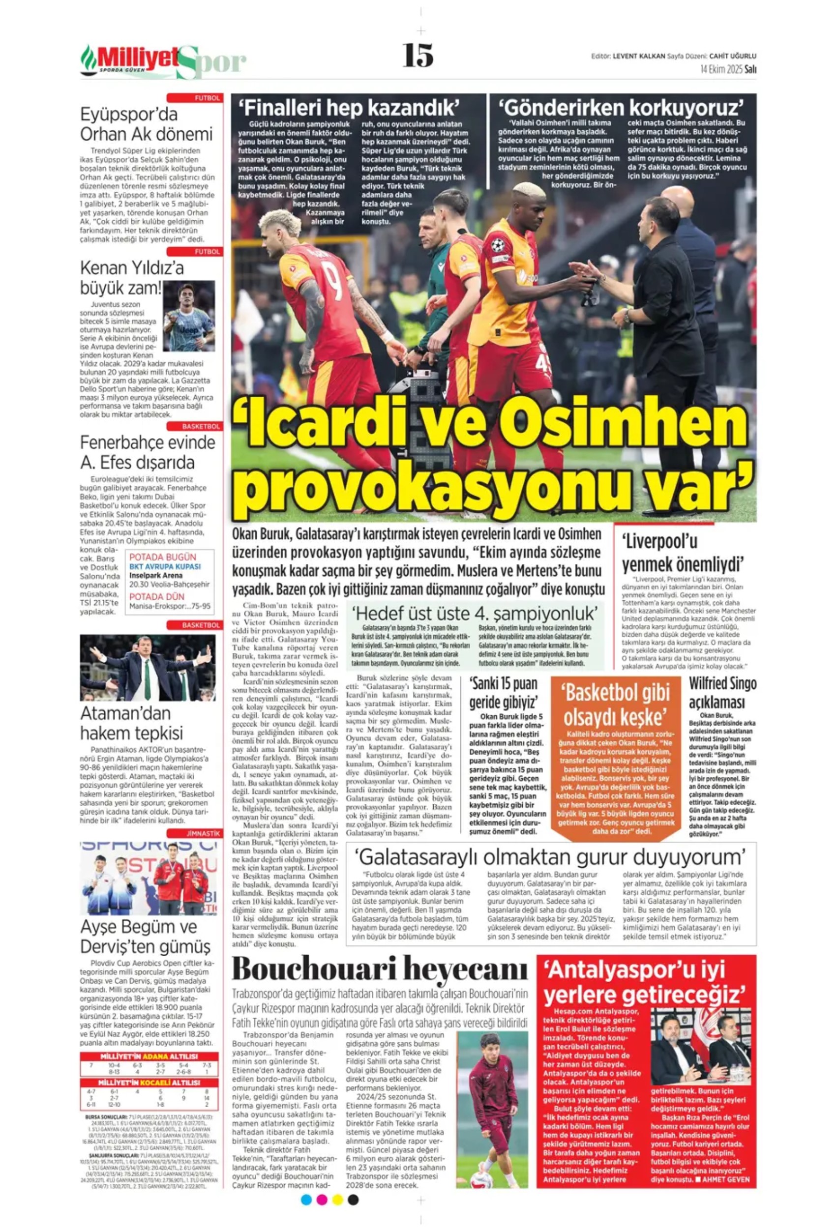 Sporda günün manşetleri... Sürpriz İrfan Can Kahveci gelişmesi: Ezeli rakip devreye girdi