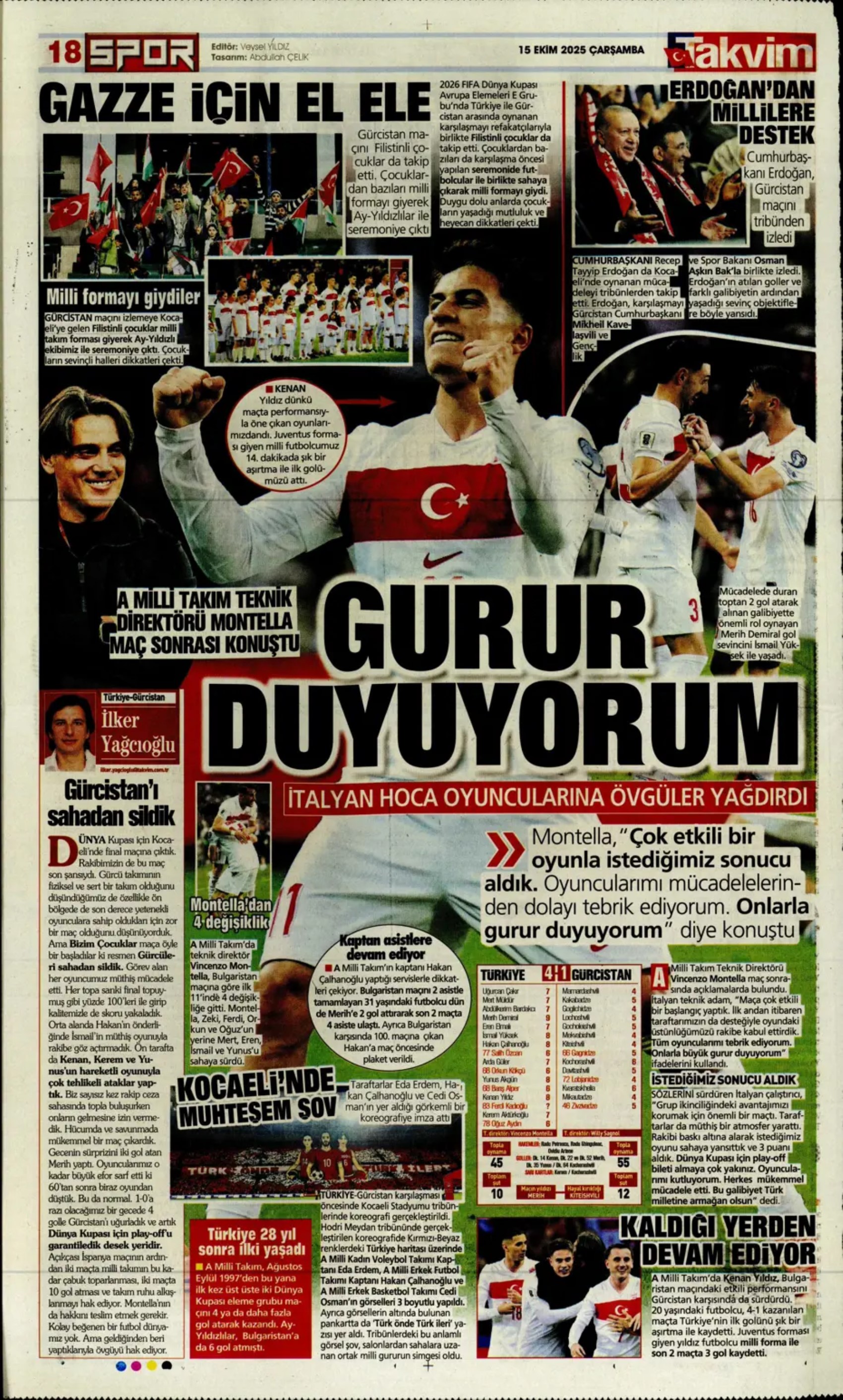 Sporda günün manşetleri... Fenerbahçe'de gözler Sadettin Saran'da